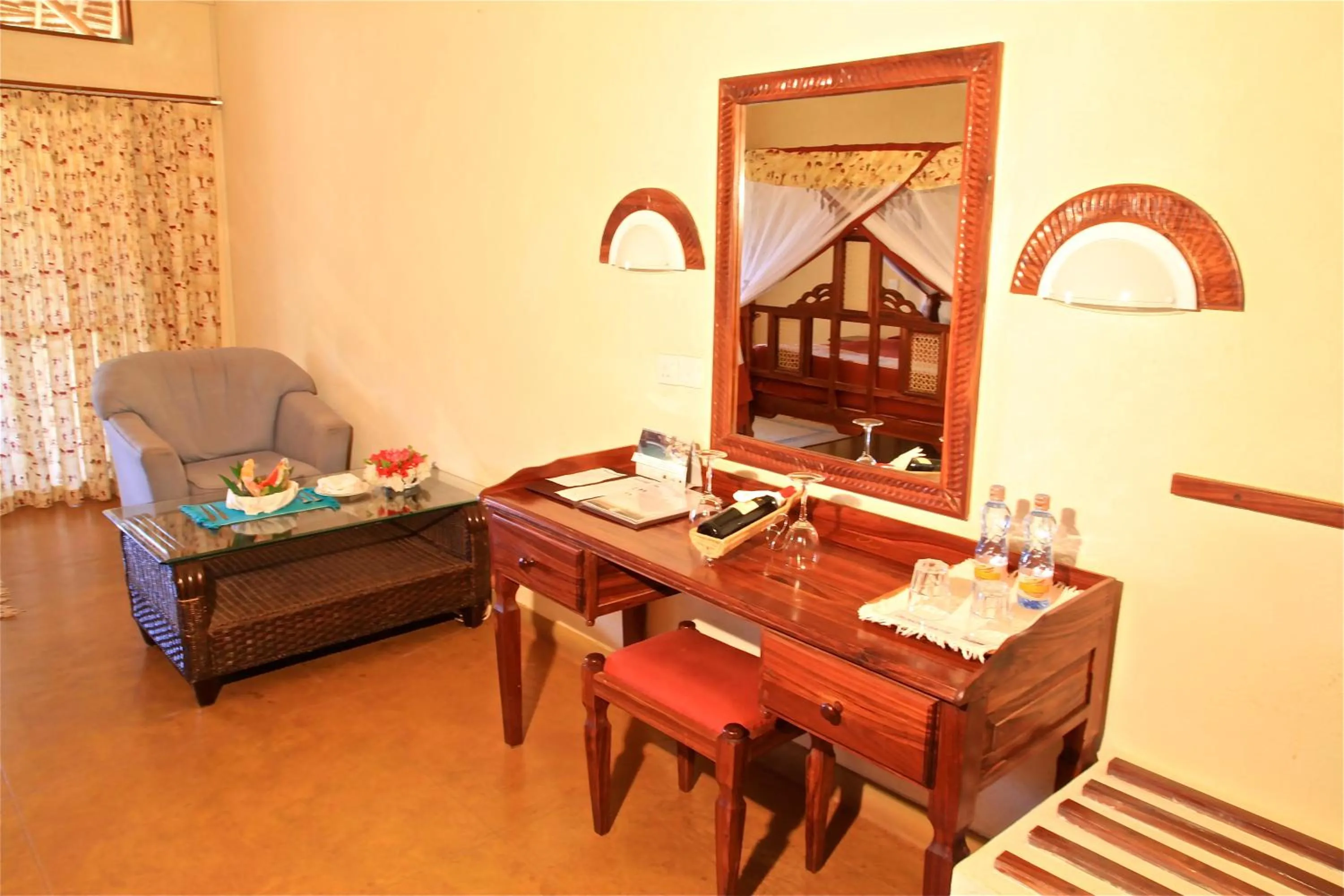 Bedroom in Voi Wildlife Lodge