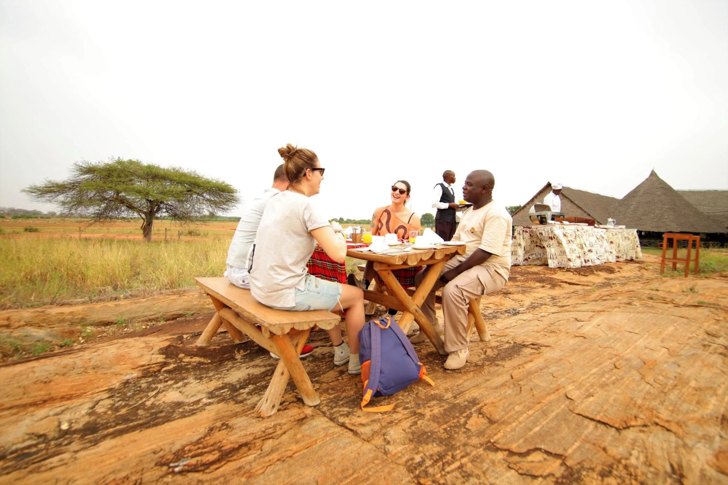 Property building, Guests in Voi Wildlife Lodge