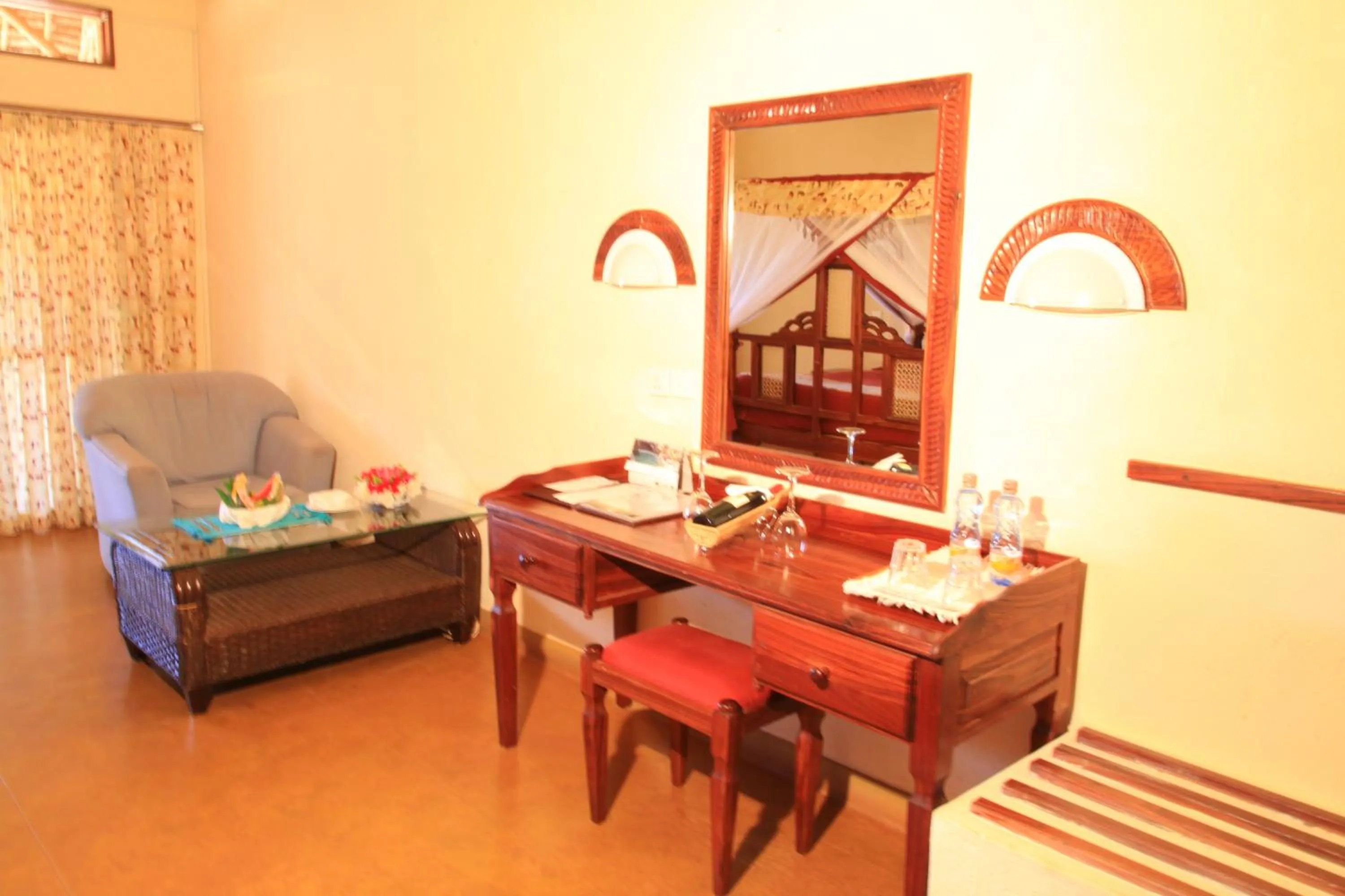 Bedroom in Voi Wildlife Lodge