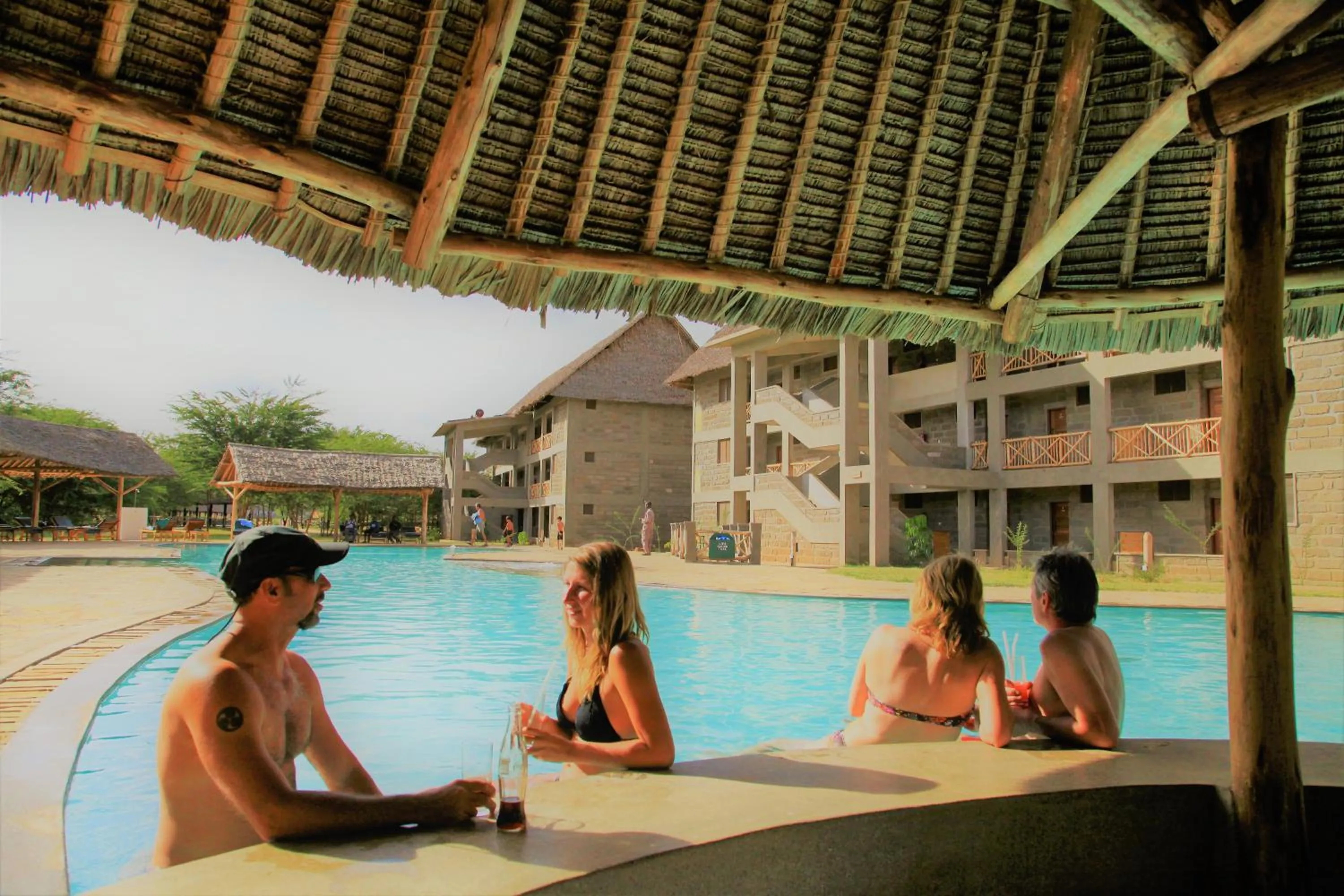 People, Swimming Pool in Voi Wildlife Lodge