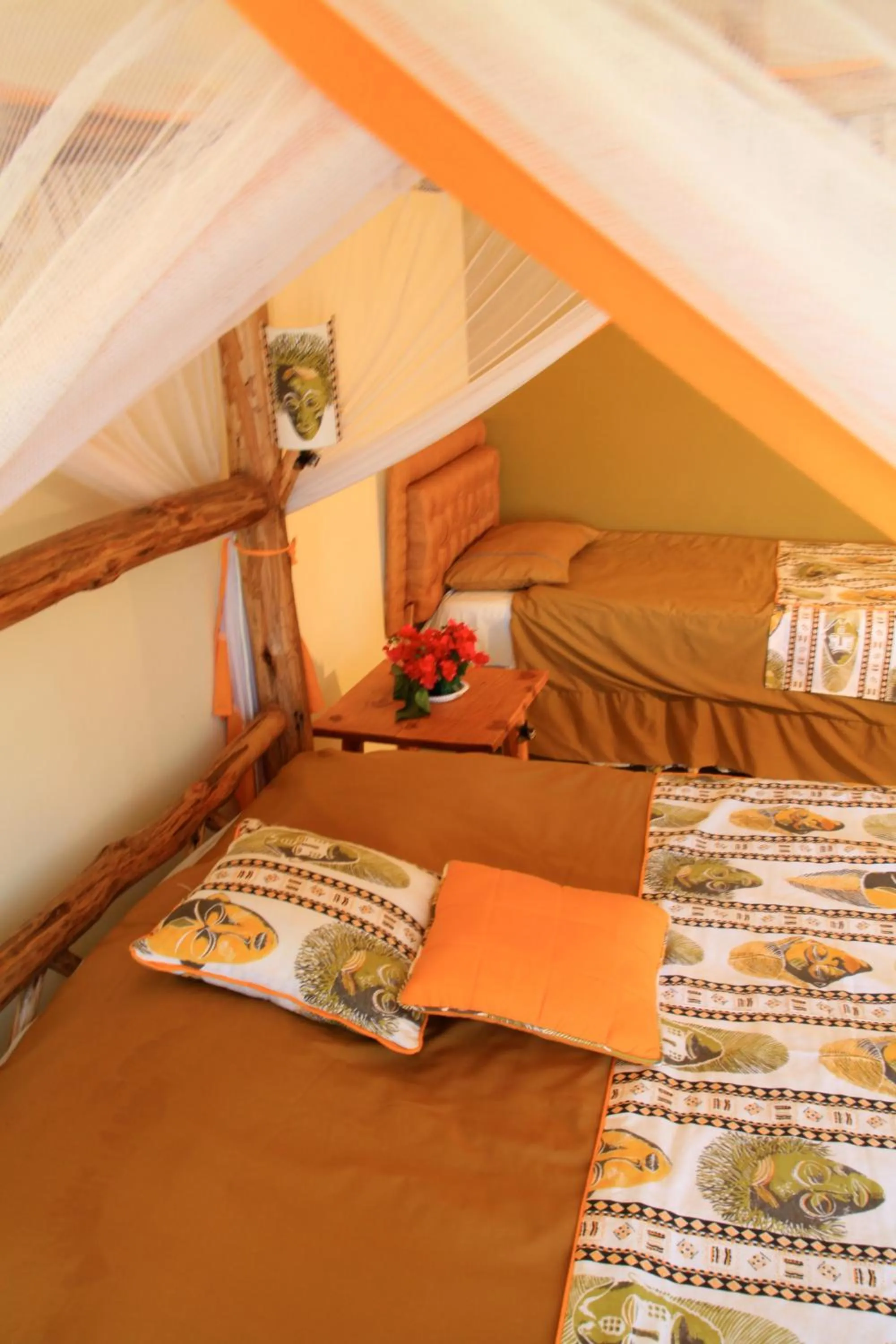 Bedroom, Bunk Bed in Voi Wildlife Lodge