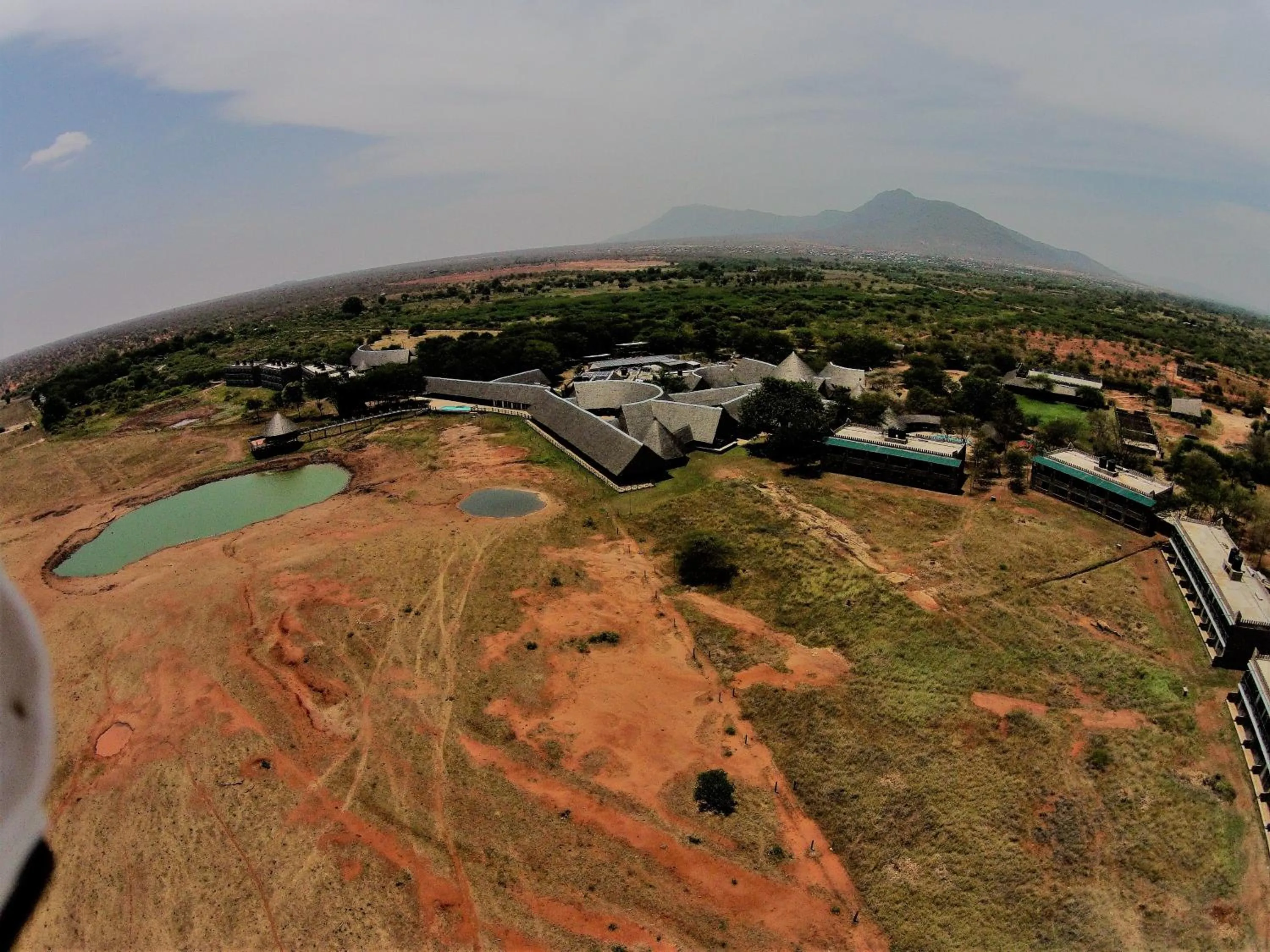 Property building, Bird's-eye View in Voi Wildlife Lodge