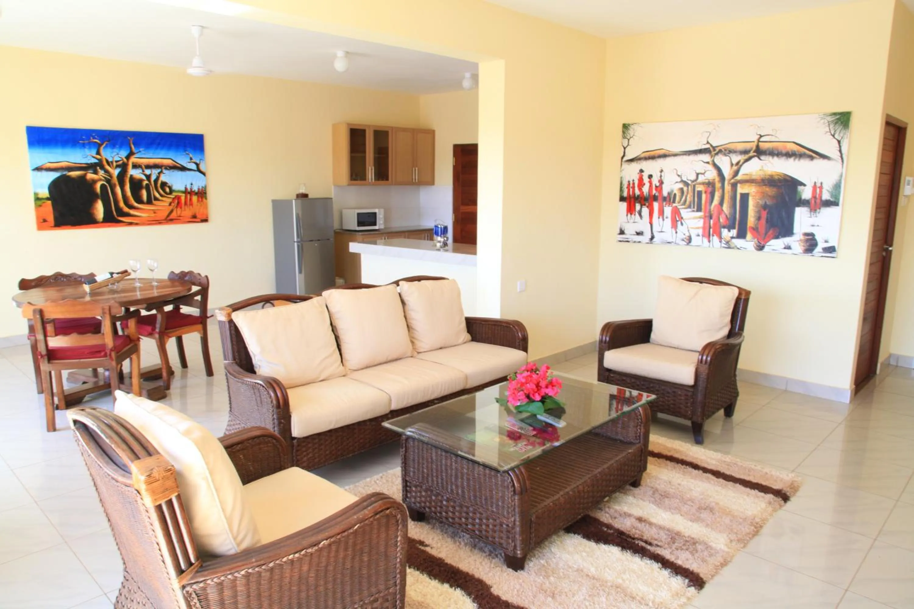 Lounge or bar, Seating Area in Voi Wildlife Lodge