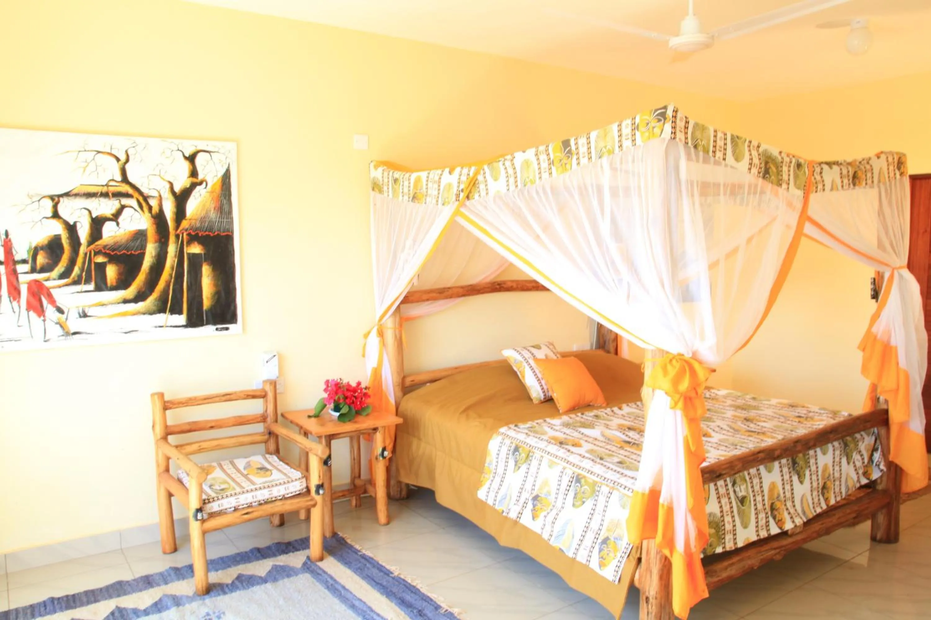 Bedroom in Voi Wildlife Lodge