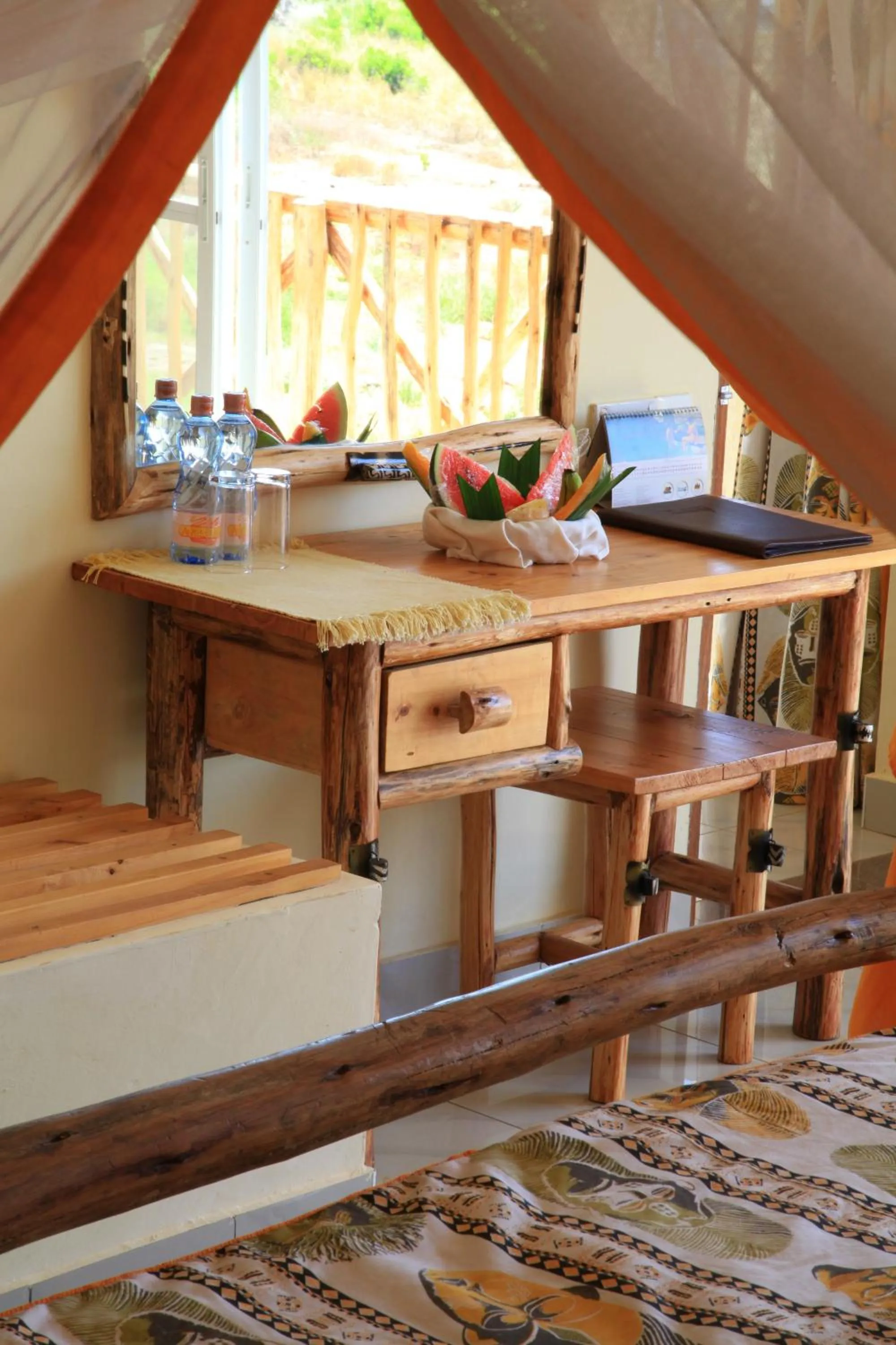 Bed in Voi Wildlife Lodge