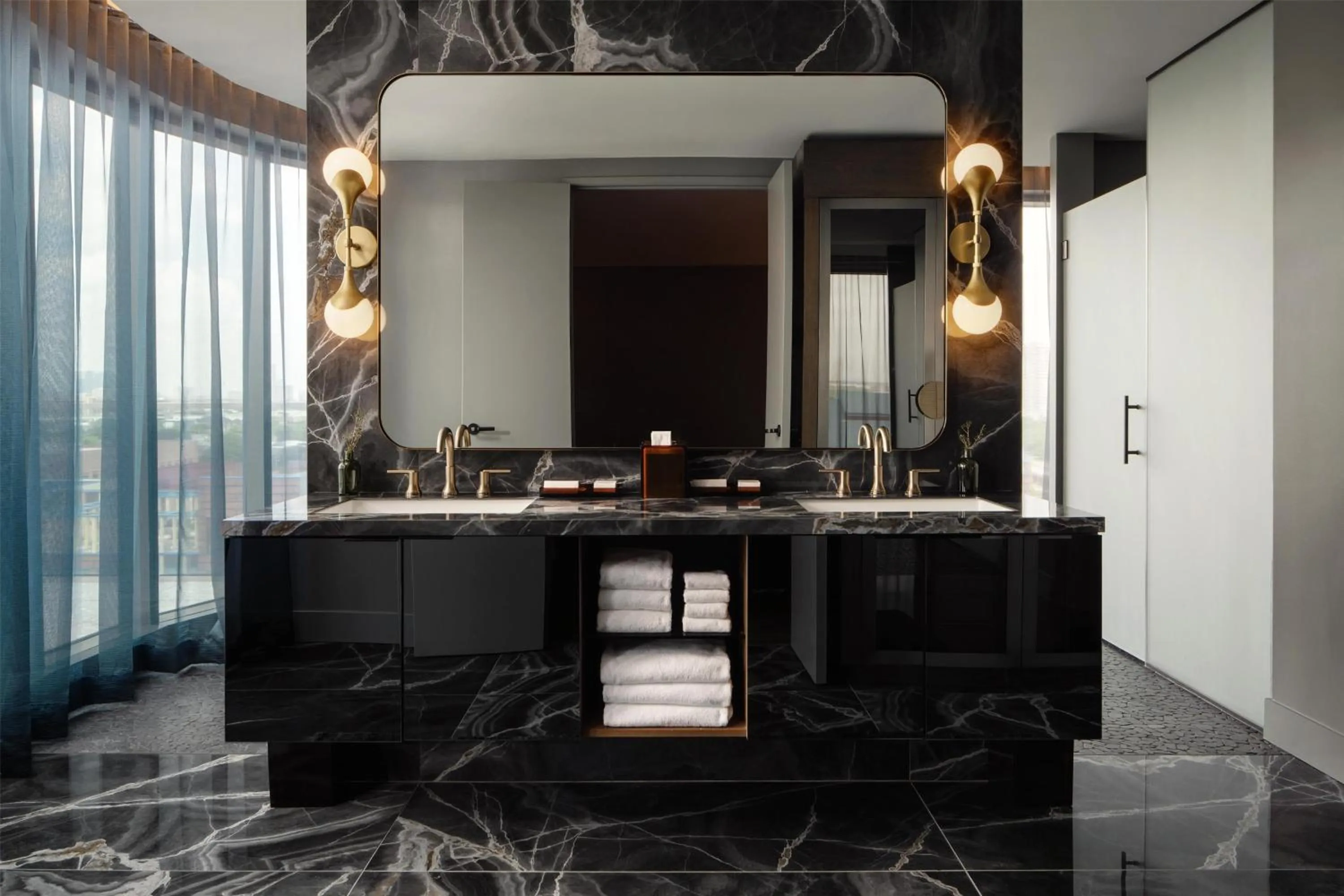 Bathroom in Thompson Houston, by Hyatt