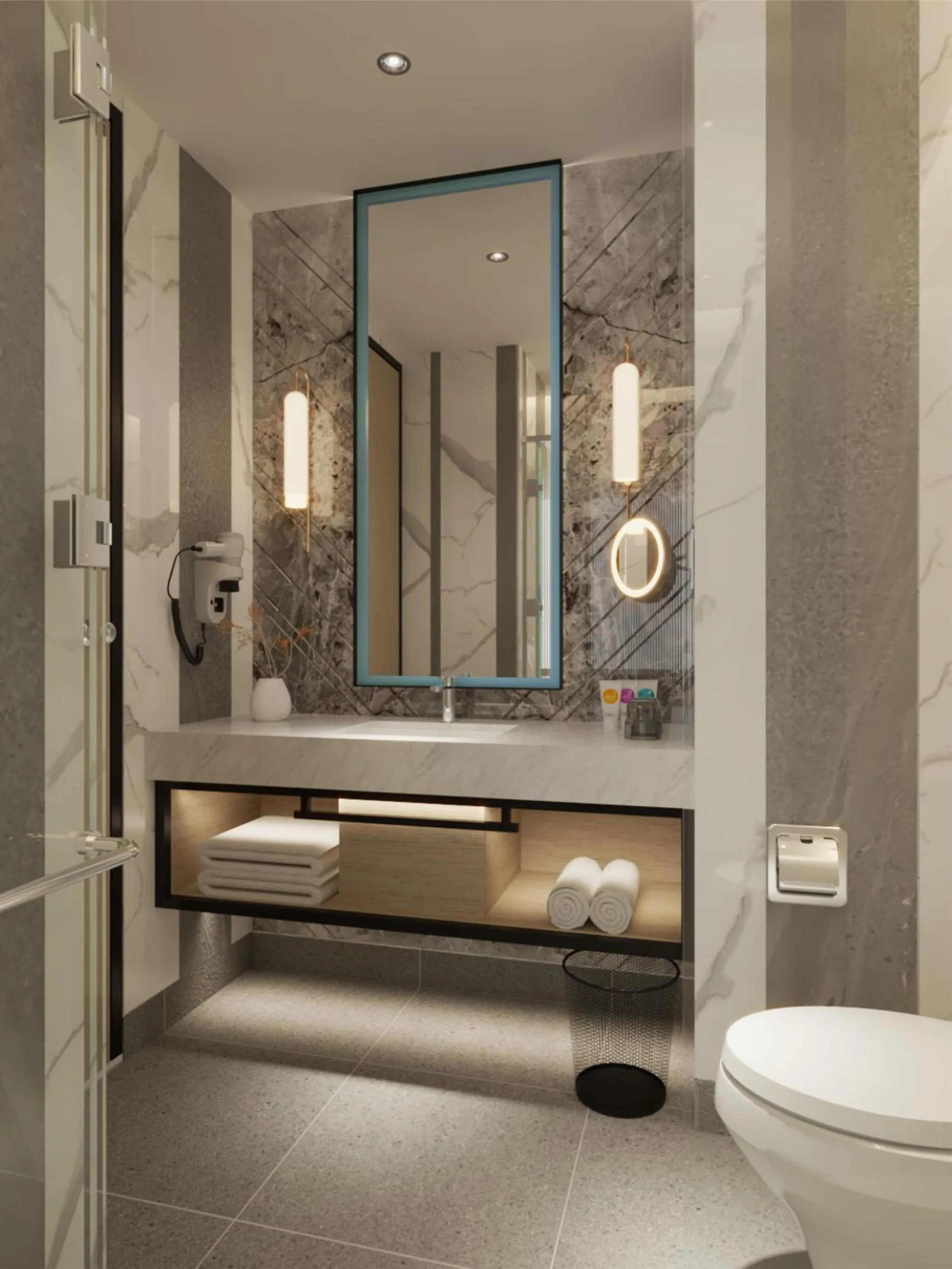 Shower in Hyatt Place Makassar