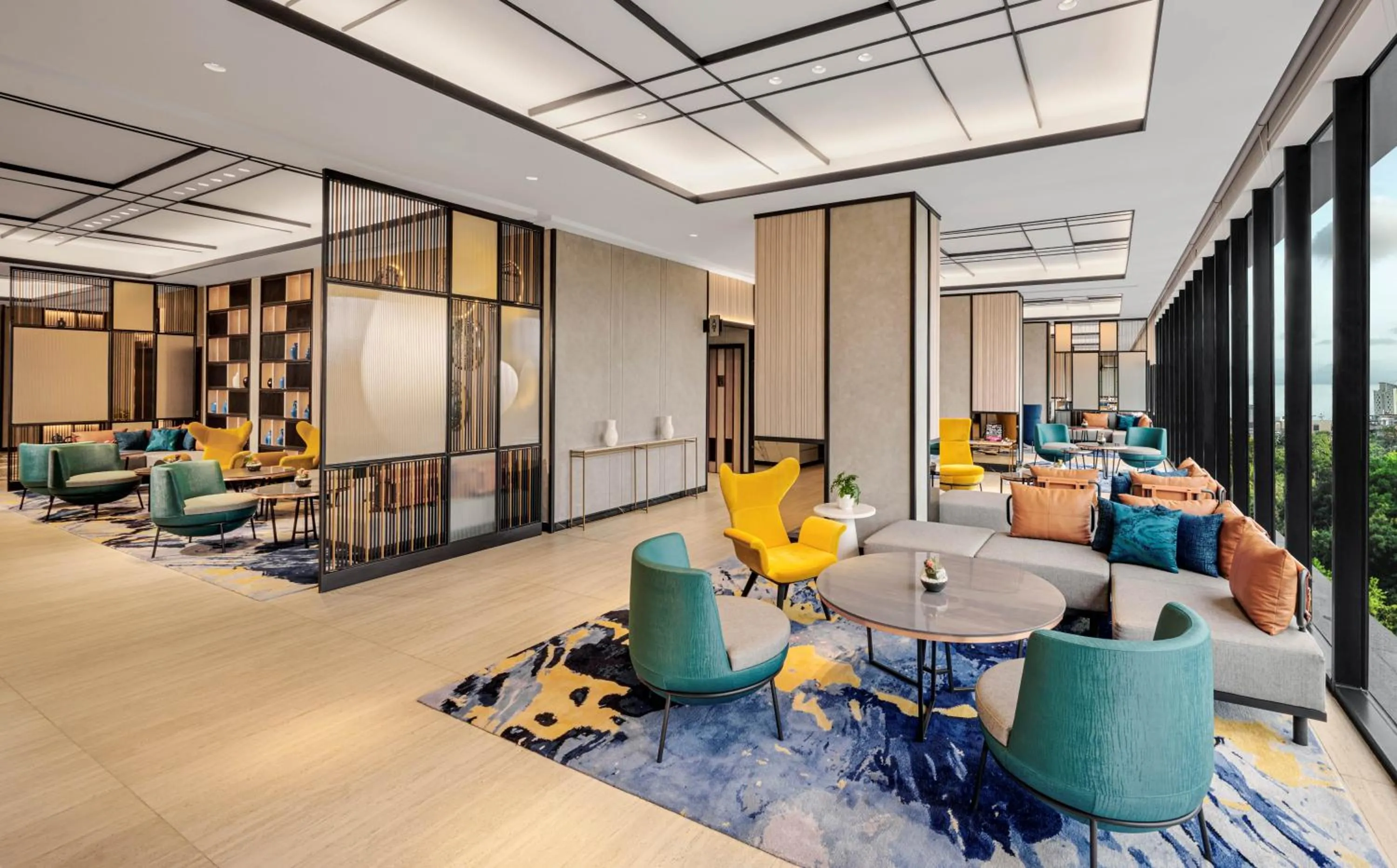 Lounge or bar in Hyatt Place Makassar