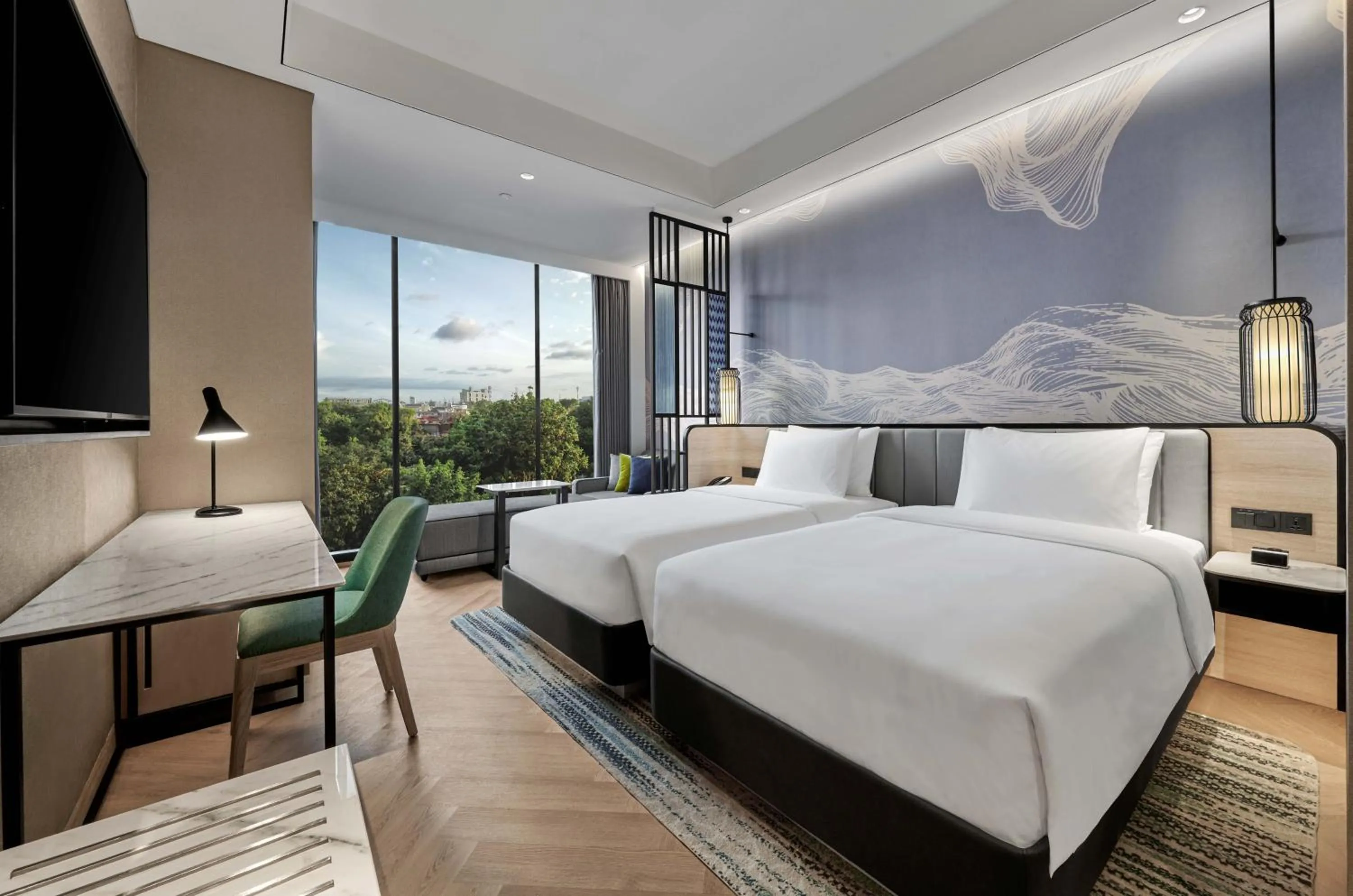 Bed in Hyatt Place Makassar