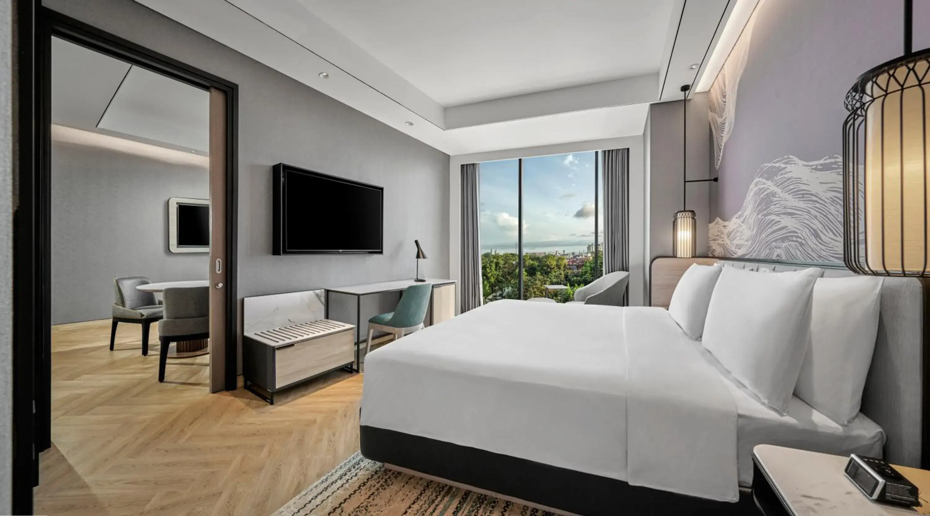 King Suite with Sofa Bed in Hyatt Place Makassar King Suite with Sofa Bed in Hyatt Place Makassar