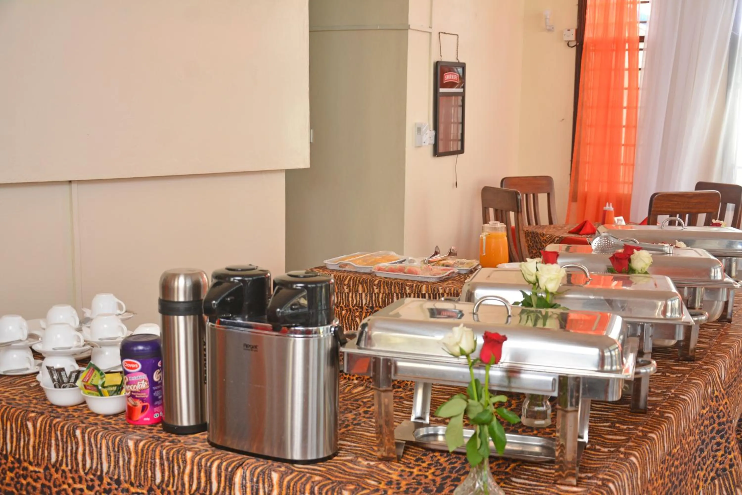 Buffet breakfast in Ocean View Nyali Boutique Hotel