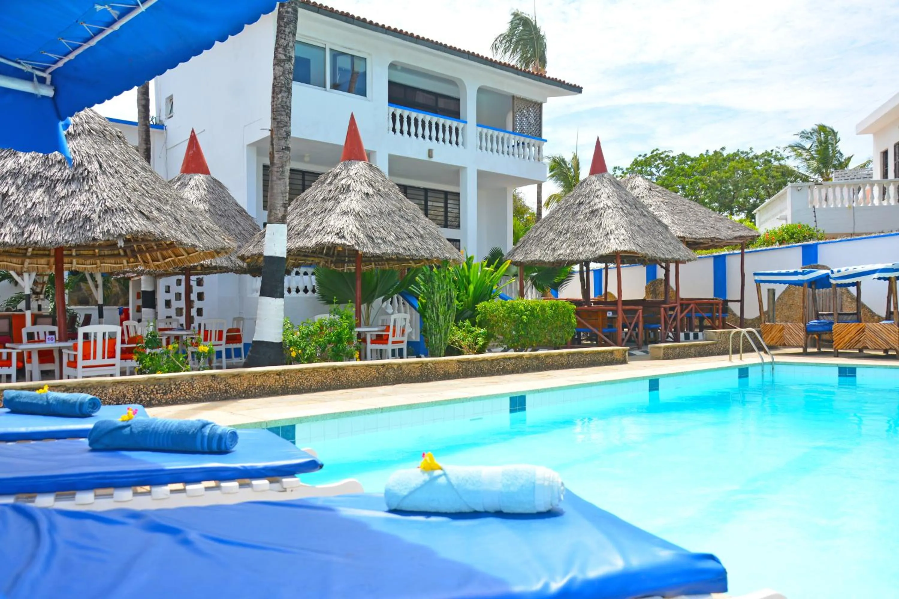 Swimming pool in Ocean View Nyali Boutique Hotel