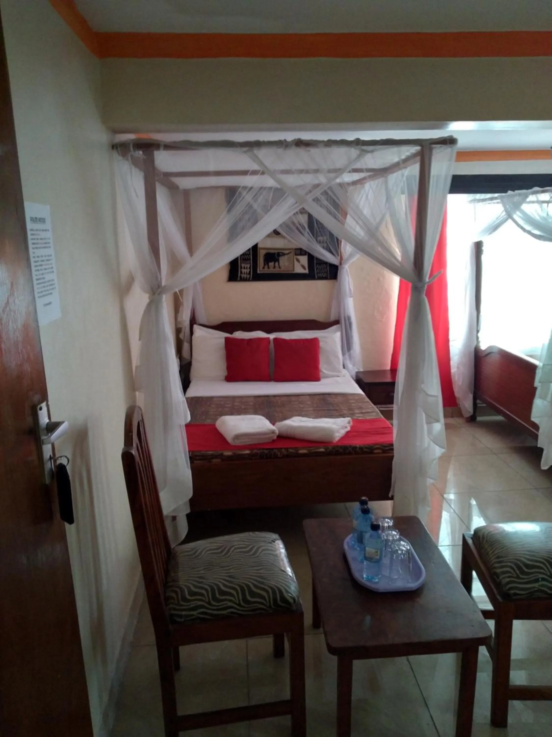 Bed in Ocean View Nyali Boutique Hotel