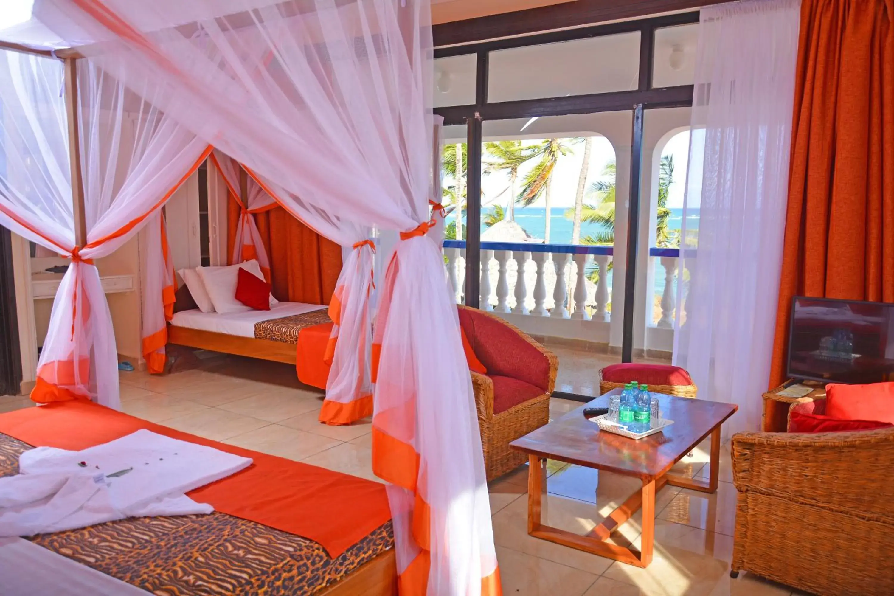 Family Room with Sea View in Ocean View Nyali Boutique Hotel Family Room with Sea View in Ocean View Nyali Boutique Hotel