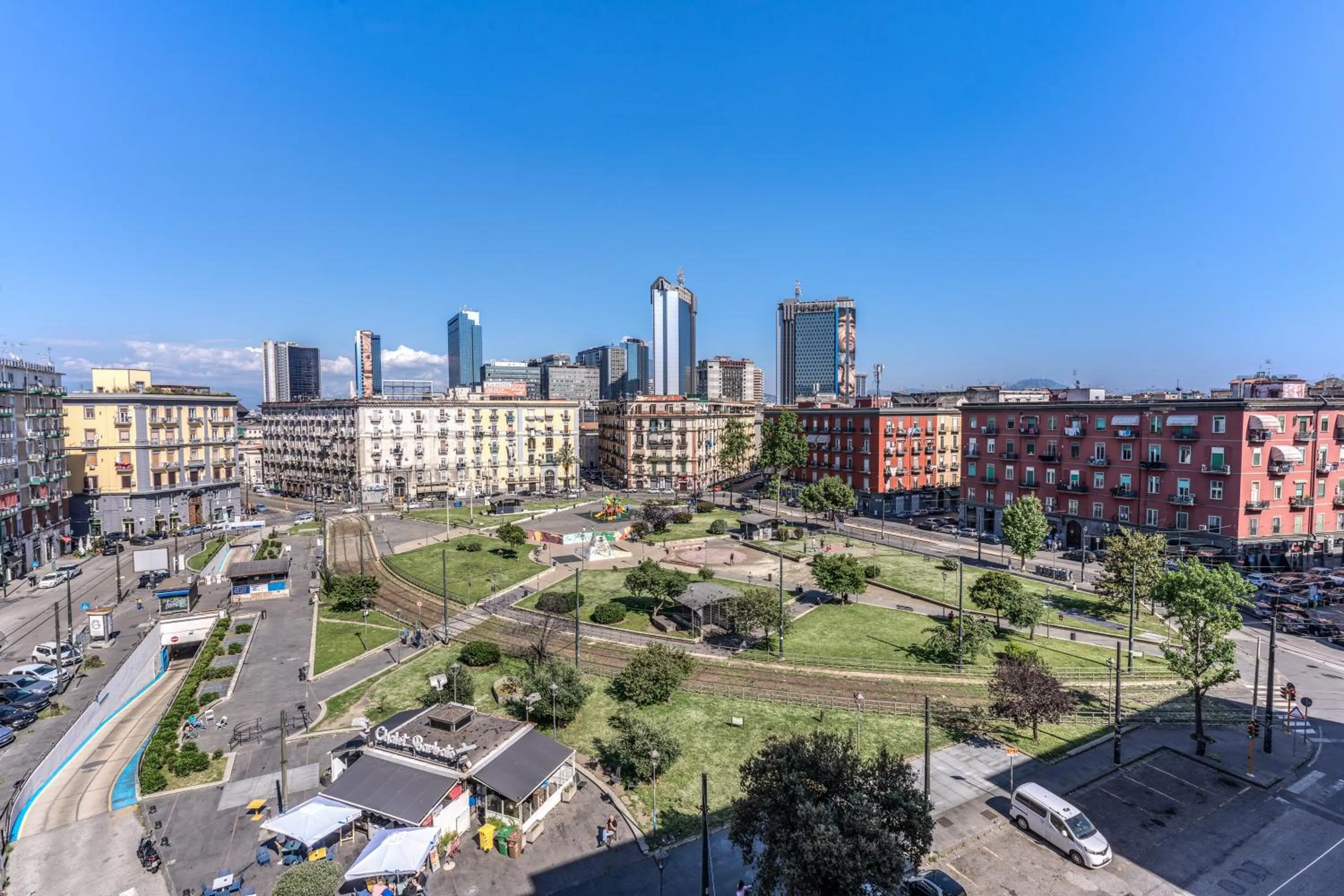 Street view in National Square Napoli