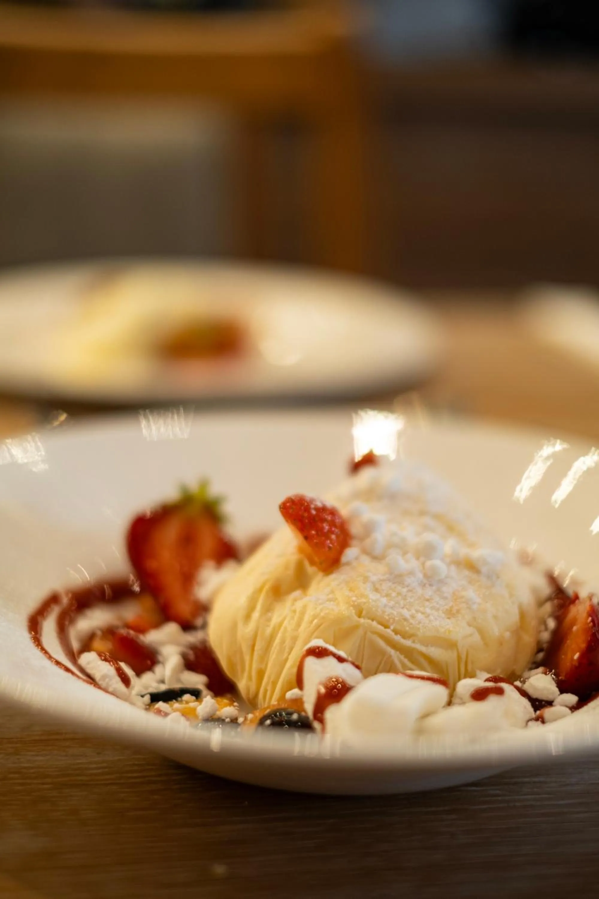 Food close-up in The Malvern Hills Hotel