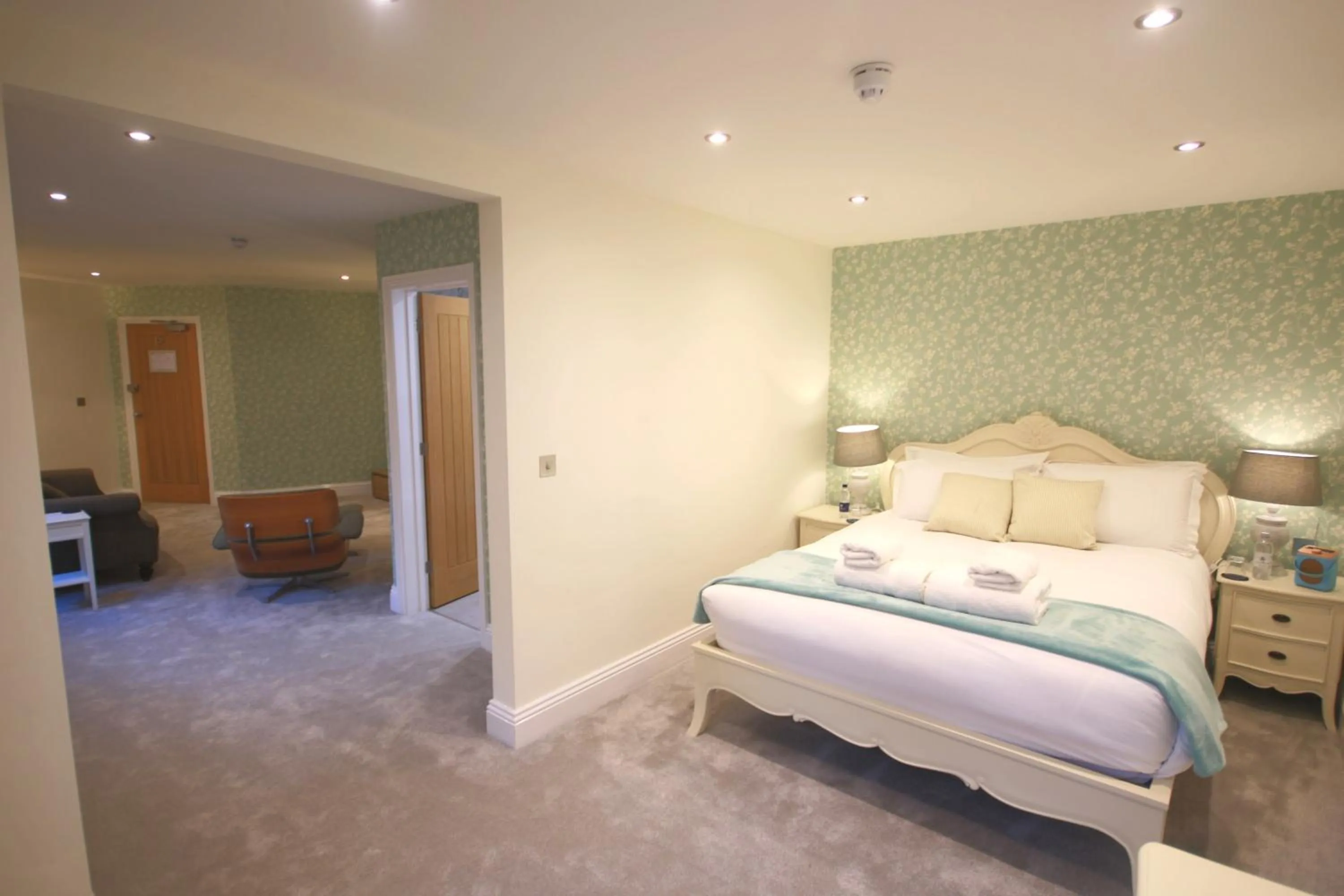 Bed in The Malvern Hills Hotel