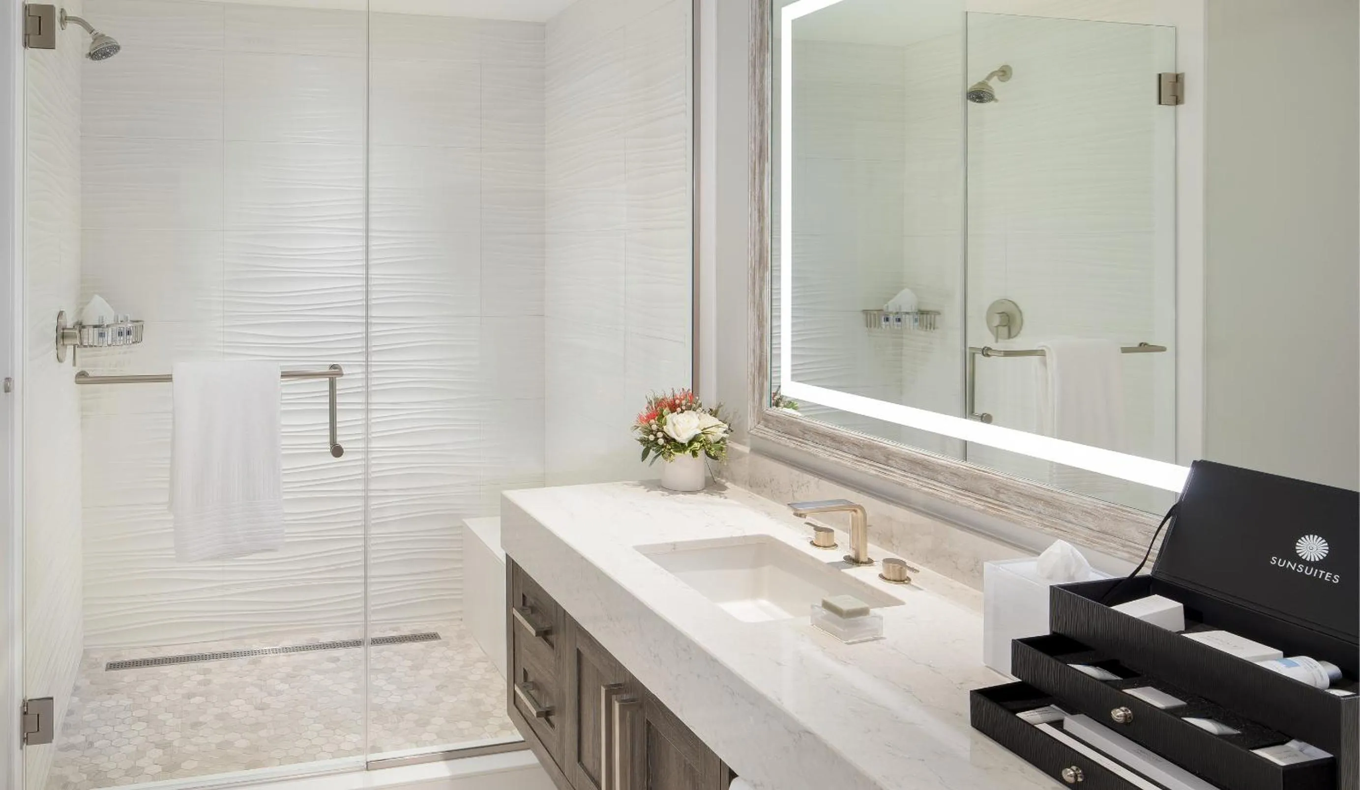 Shower in Sunseeker Resort Florida Gulf Coast, Curio Collection Hilton