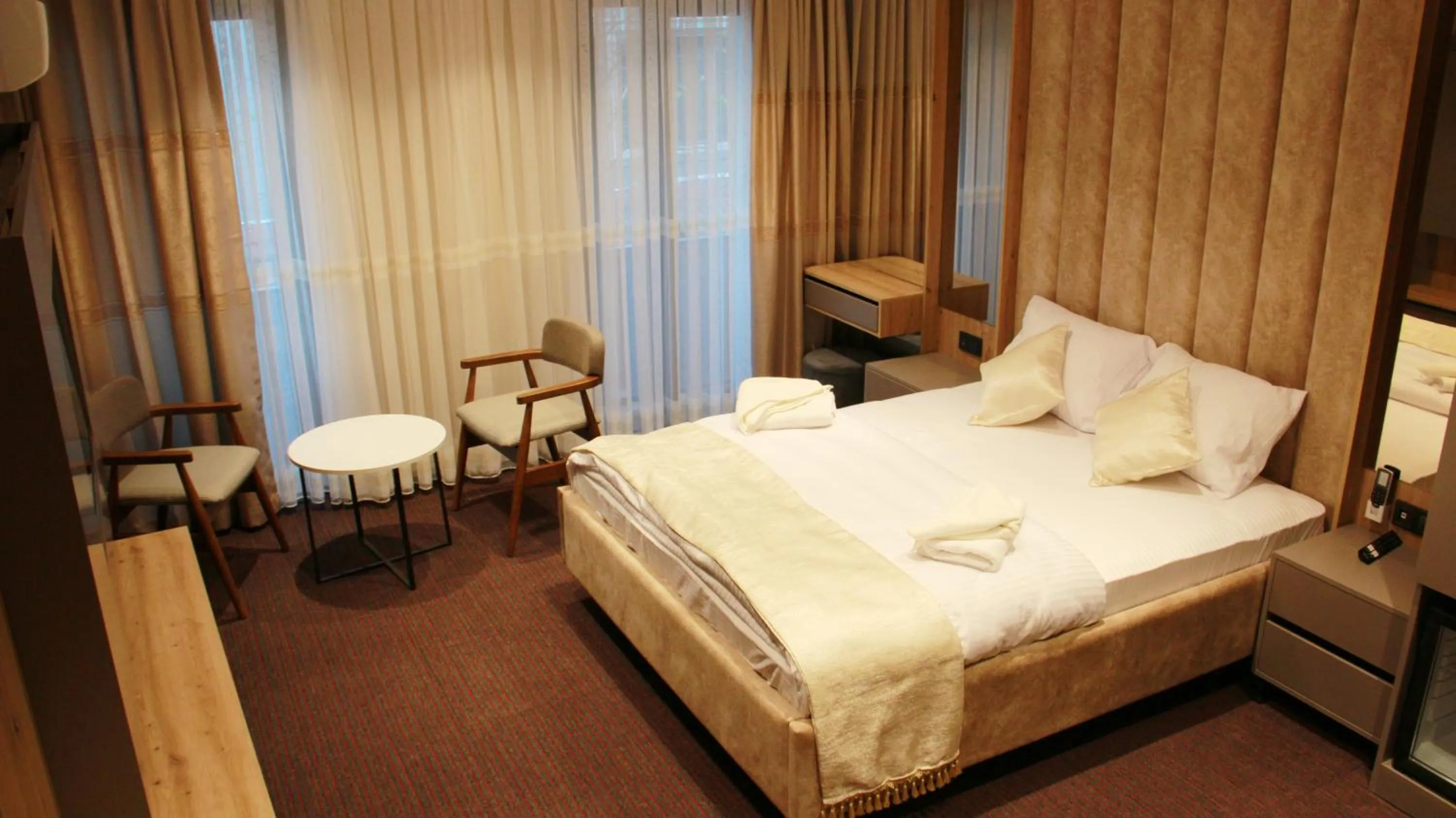 Decorative detail, Bed in Sabiha Sultan Hotel-Karakoy