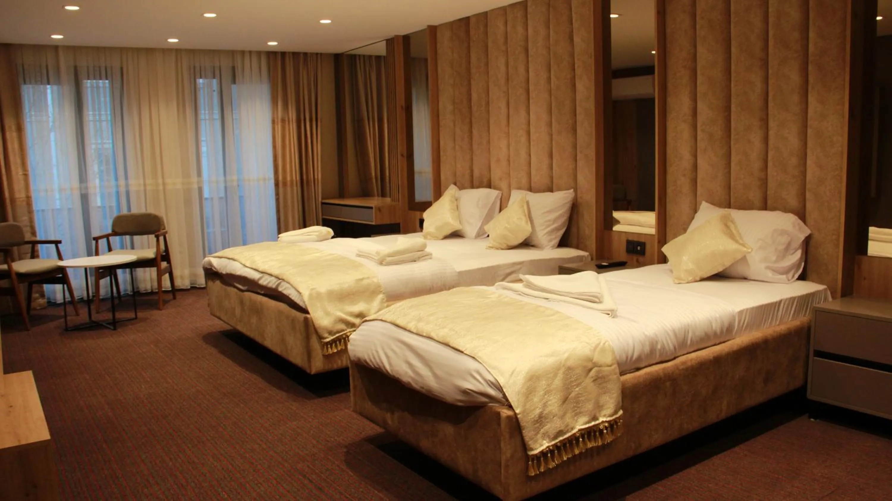 Decorative detail, Bed in Sabiha Sultan Hotel-Karakoy