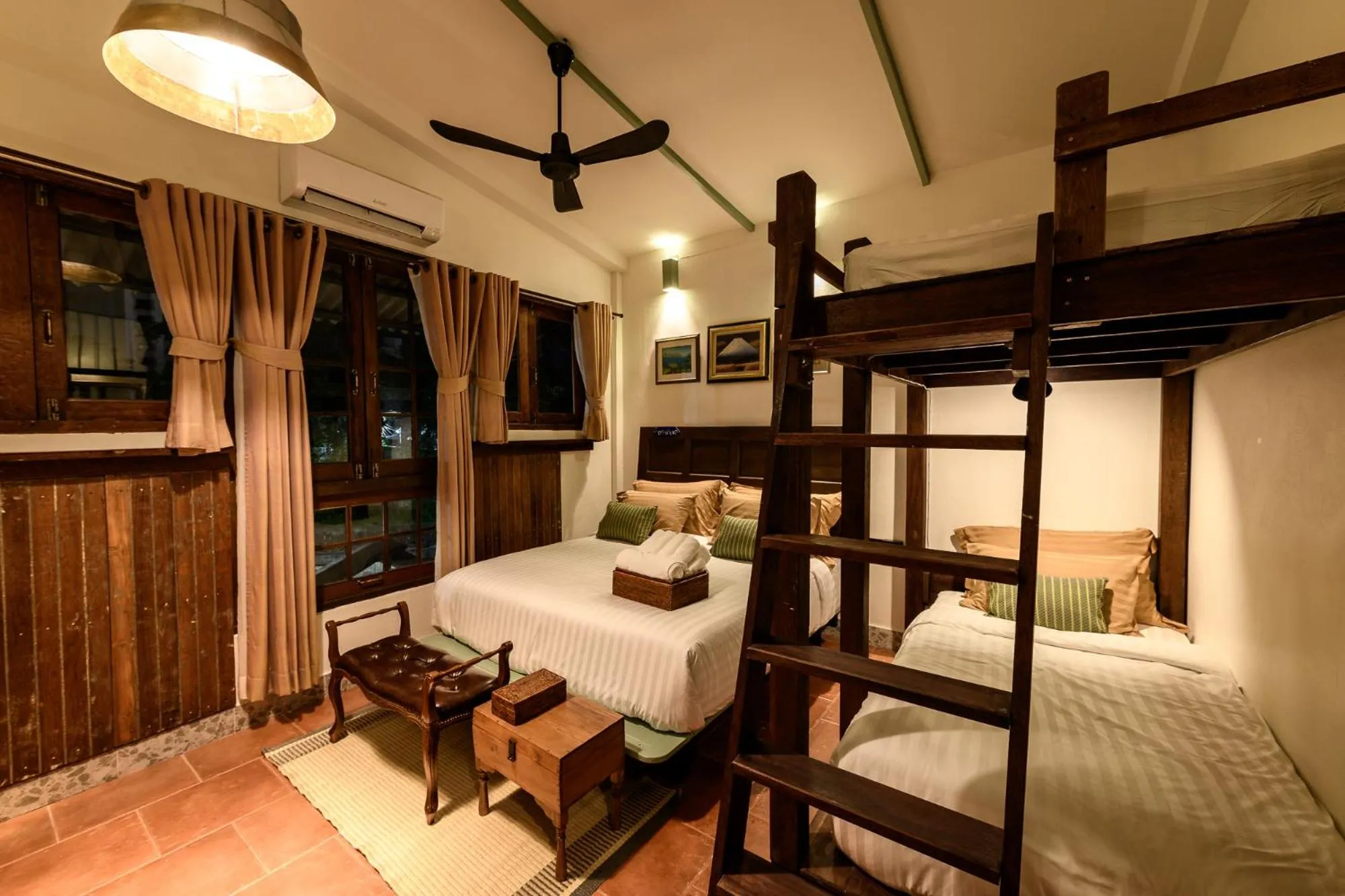 Bed in Hanuman Boutique Stay &Eatery