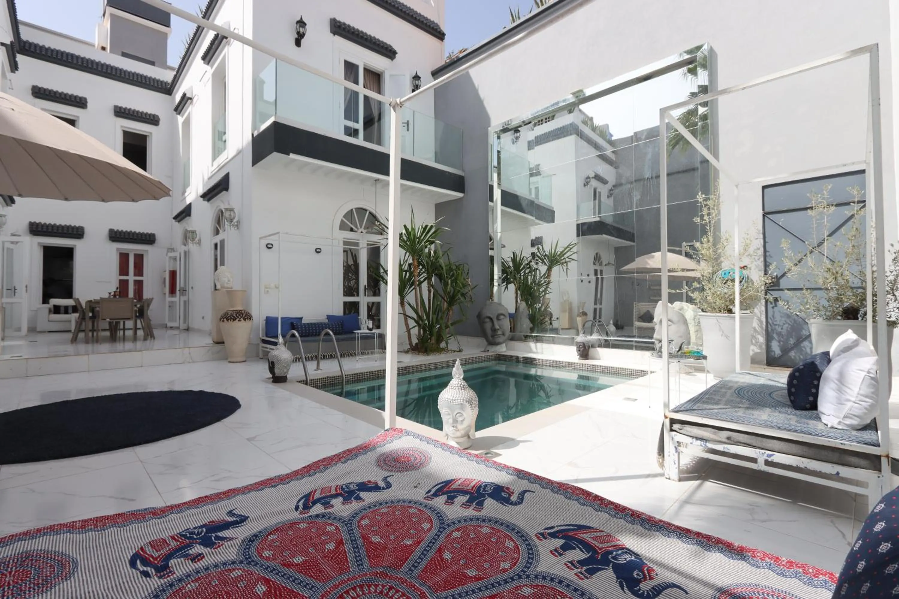 Patio in Riad VIP Bed & Breakfast