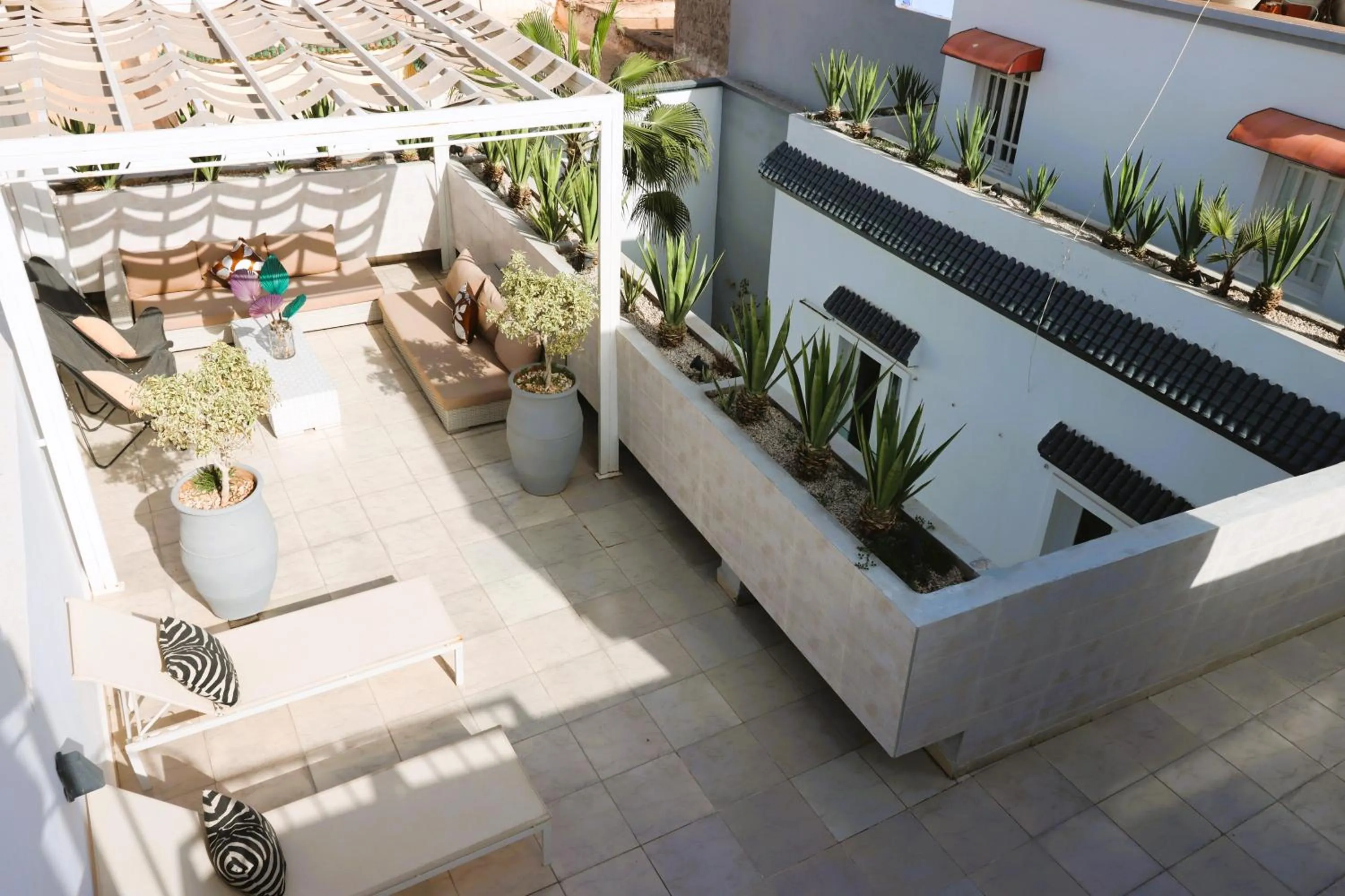 Patio in Riad VIP Bed & Breakfast