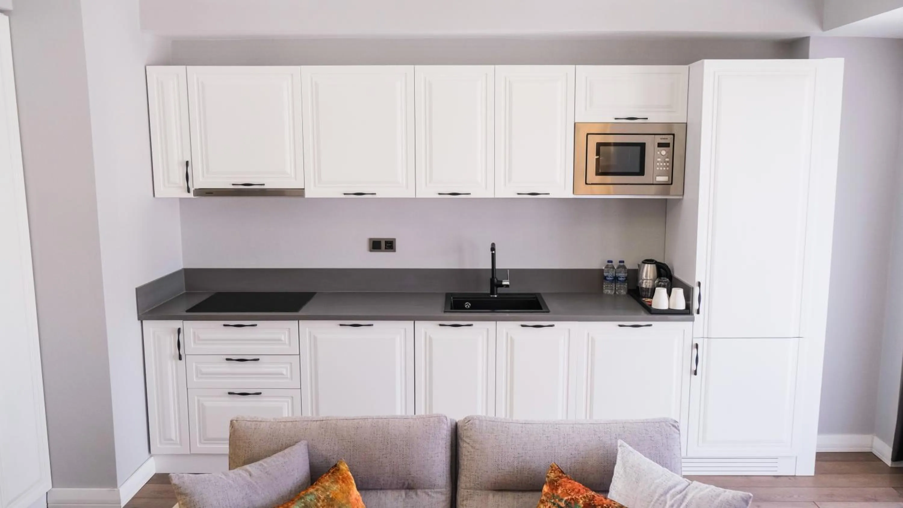 Kitchen or kitchenette in MYWAY DELUXE Alsancak