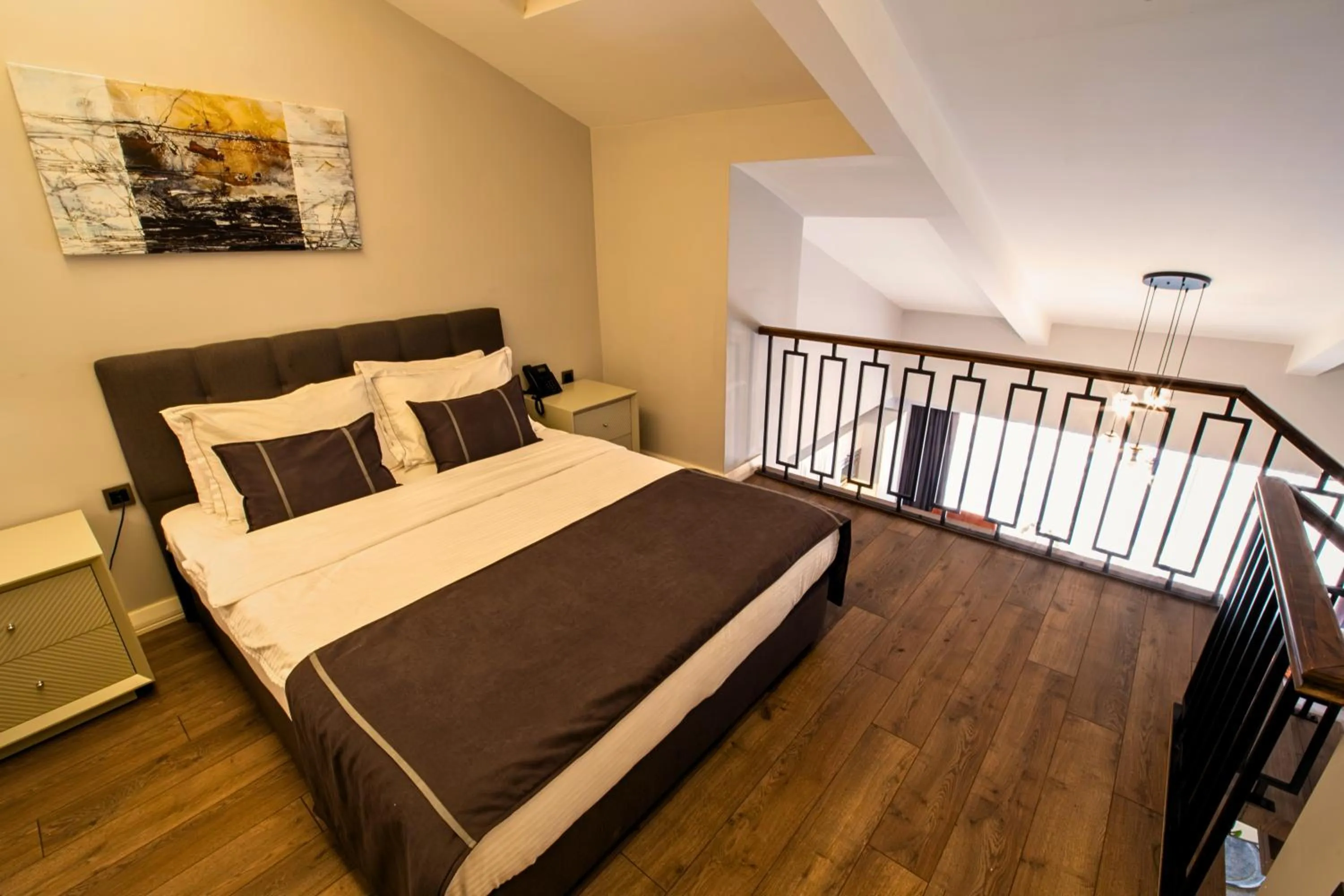 Bed in MYWAY DELUXE Alsancak