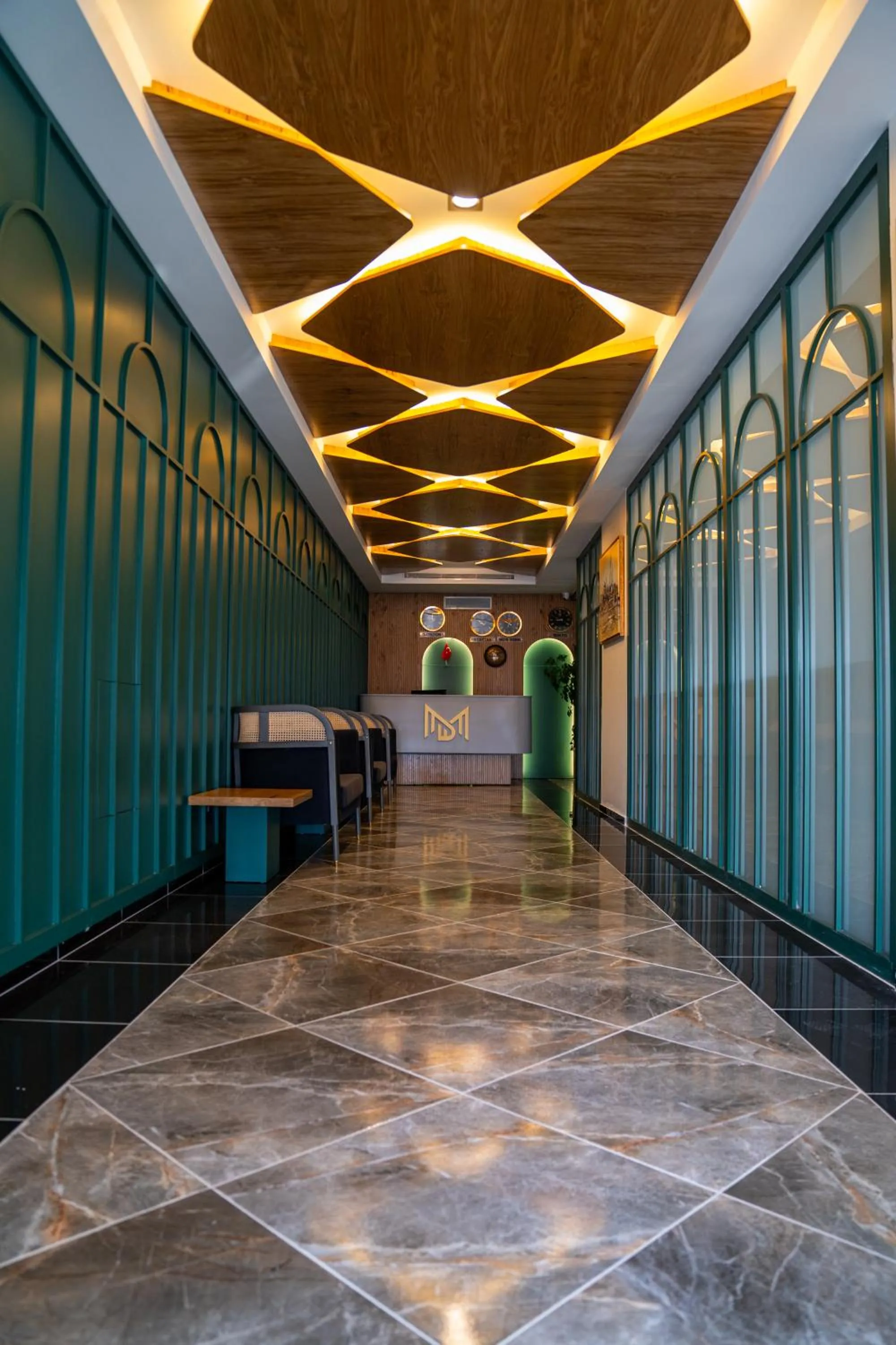 Lobby or reception in Mihman Hotel