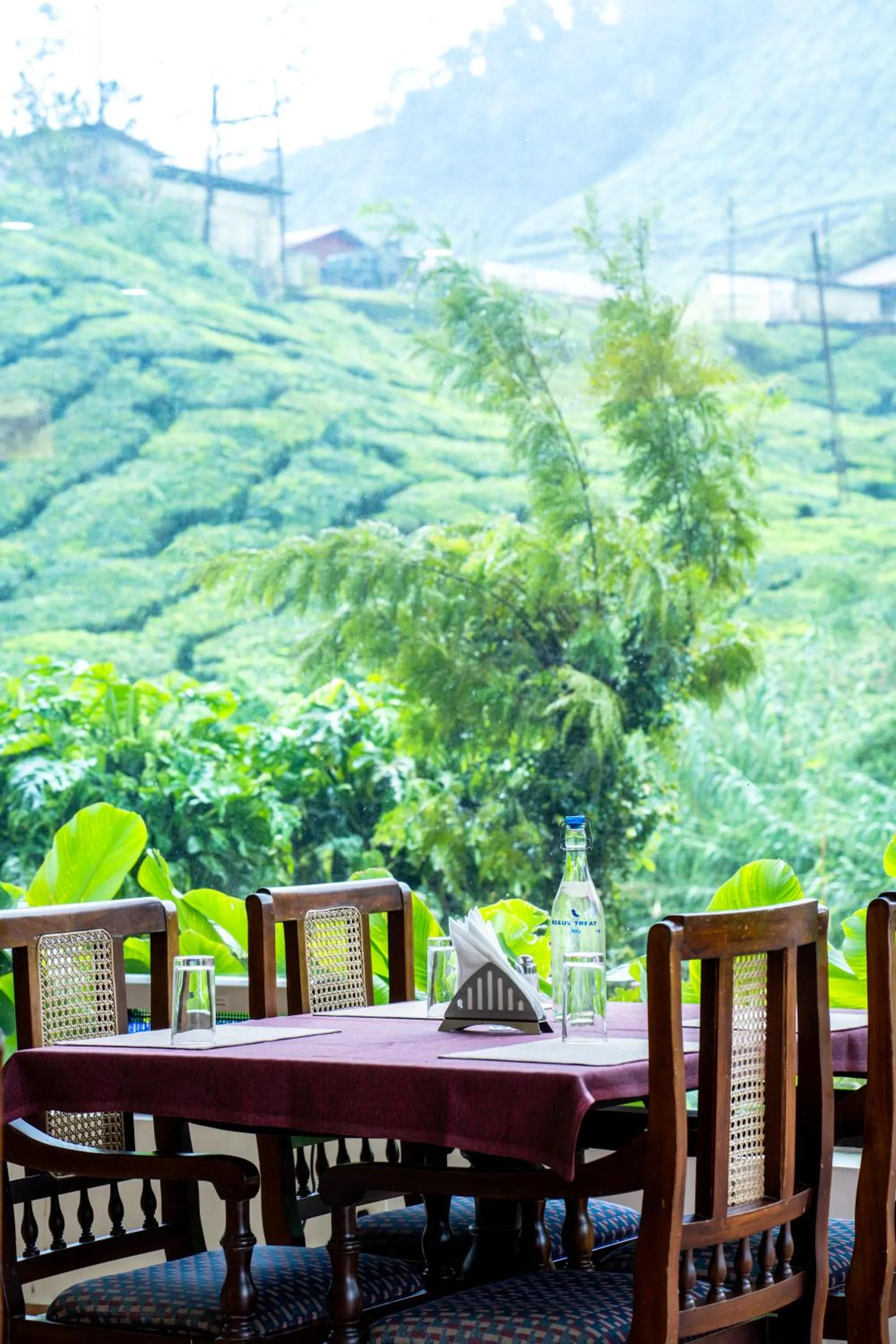 Dining area in Hotel C7 Munnar