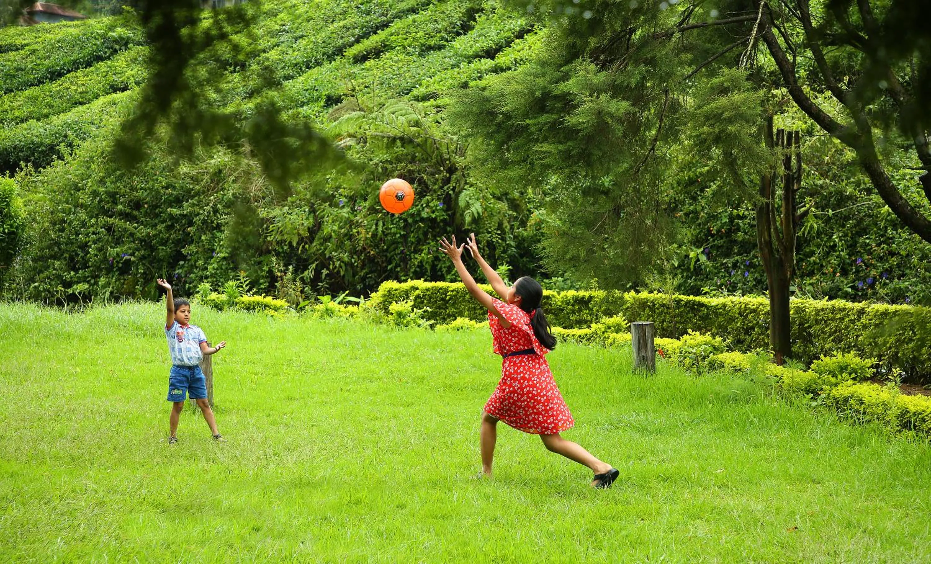 Children play ground in Hotel C7 Munnar