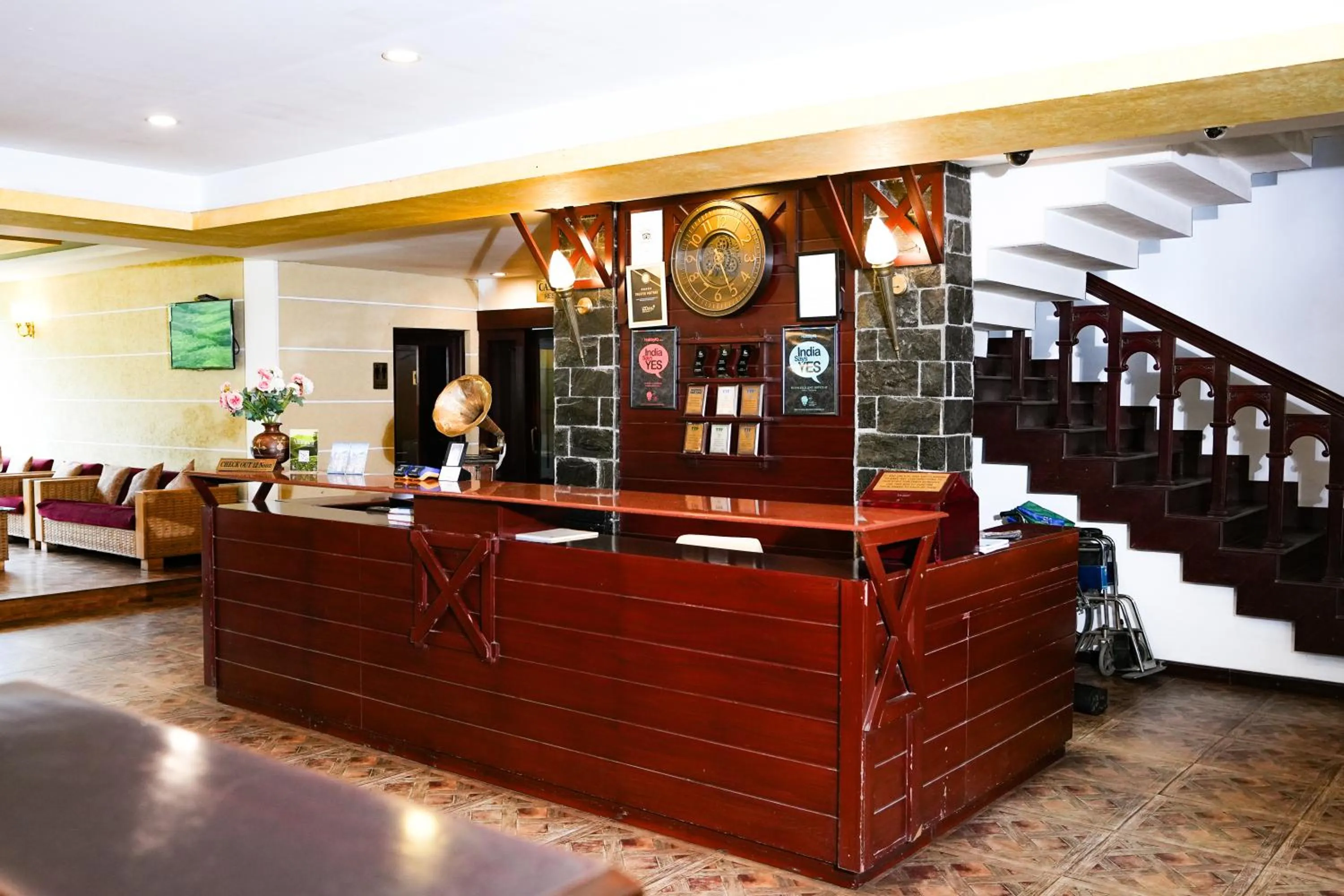 Lobby or reception in Hotel C7 Munnar