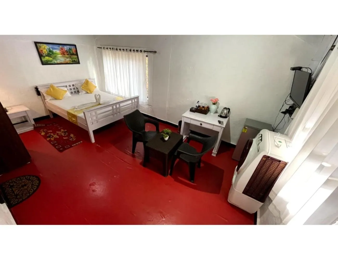 Bed in The Earthen Nest Resort, Canacona, Goa