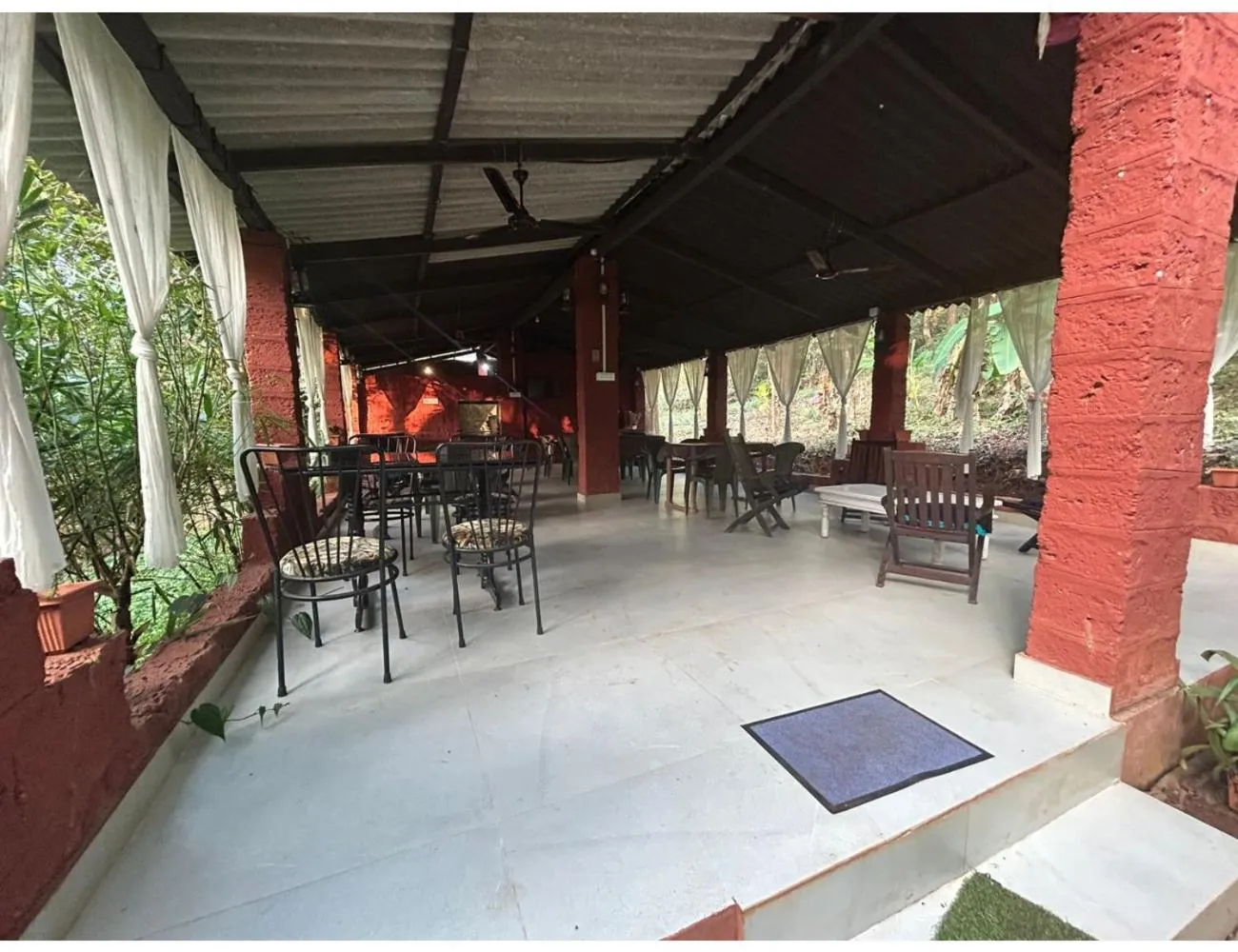Restaurant/places to eat in The Earthen Nest Resort, Canacona, Goa