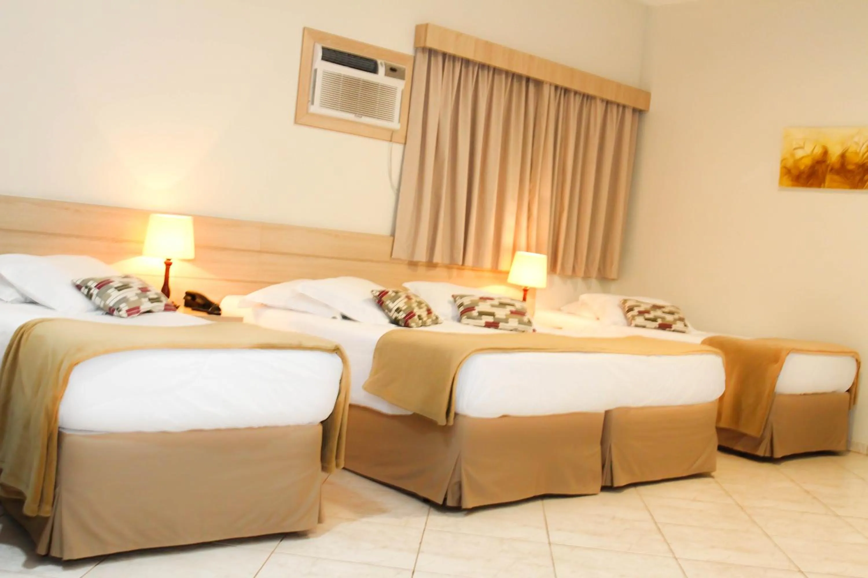 Bed in Hotel Fazenda Pirâmides