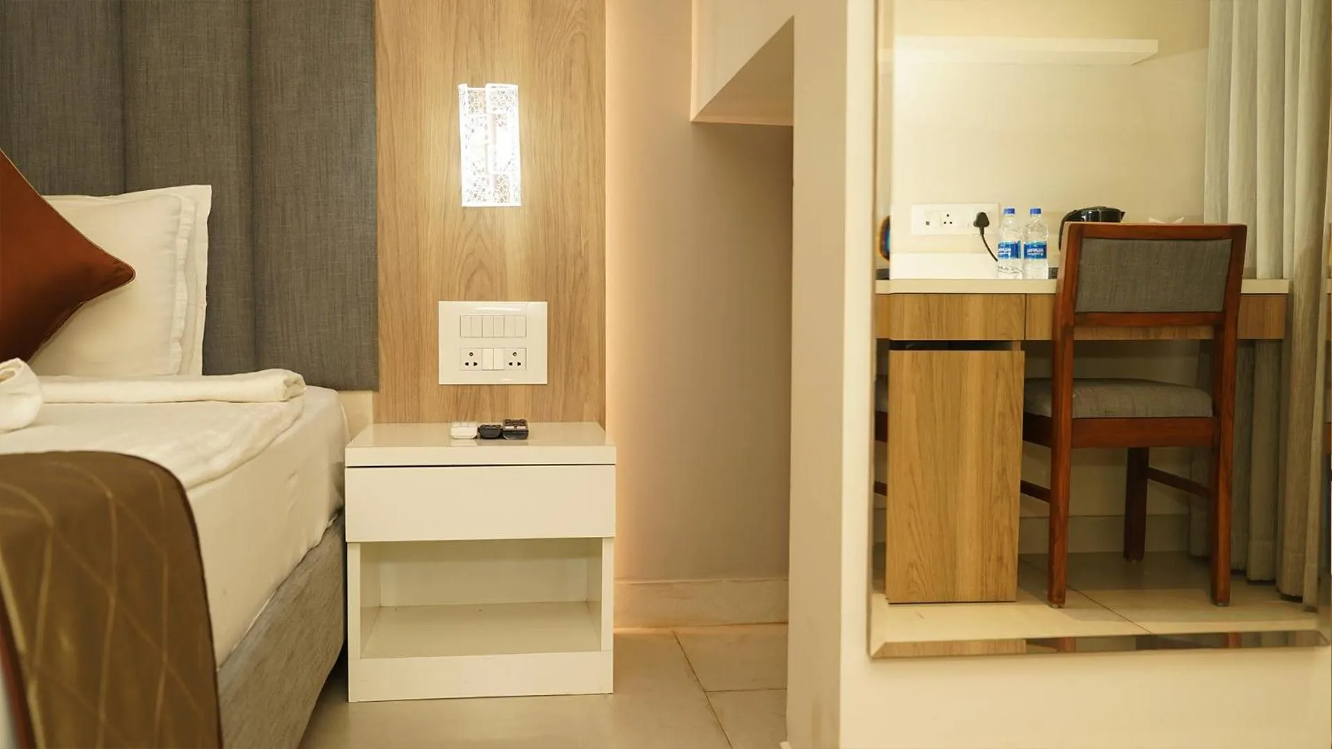 Bed in Hotel Devdeep Porvorim