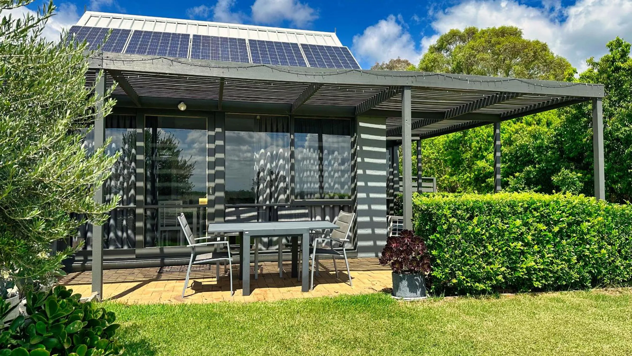 Patio in Grapevines Boutique Accommodation