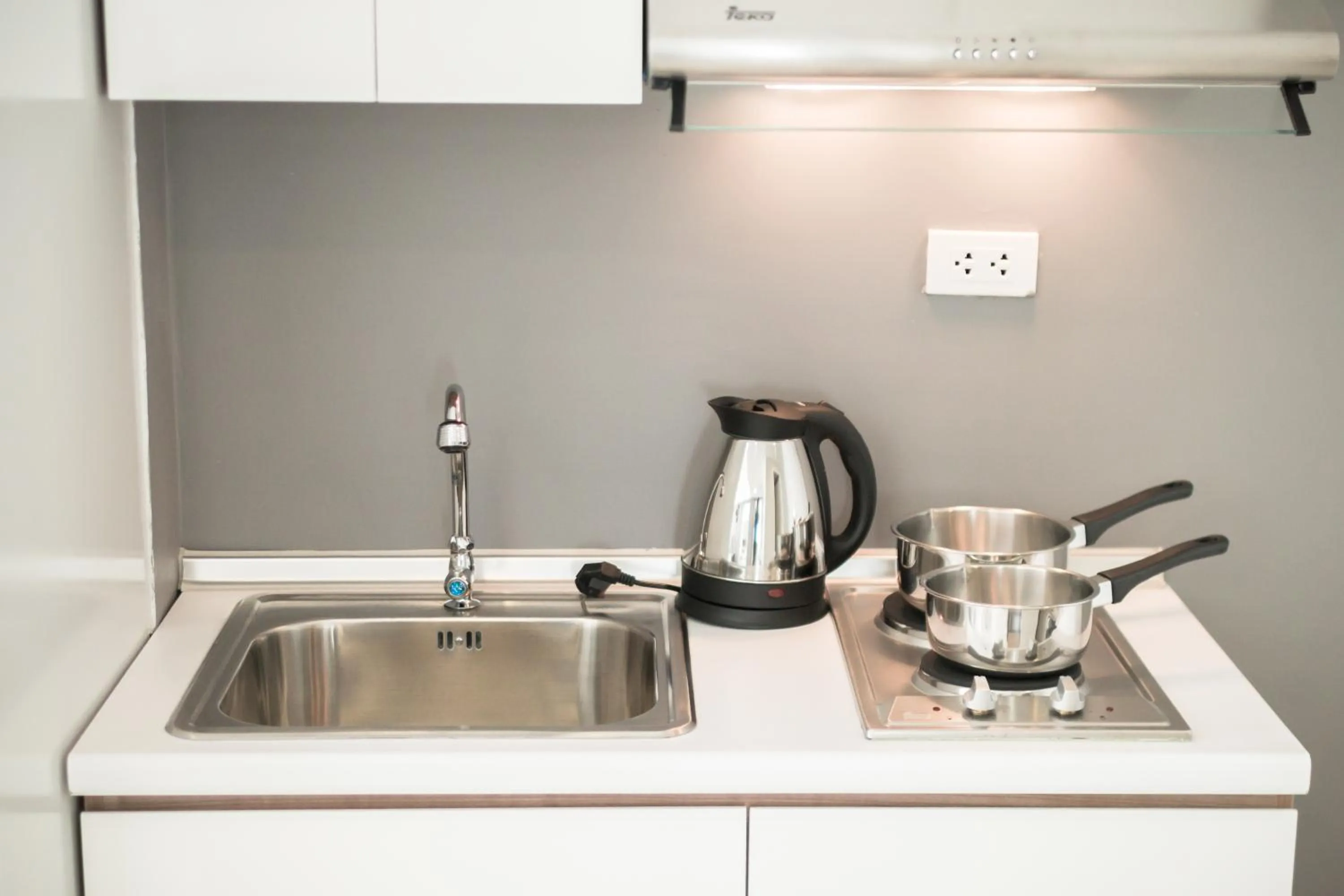 Kitchen or kitchenette in Racha Residence