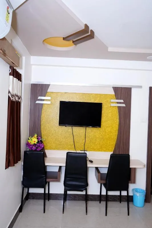 Seating area in Hotel Gopal