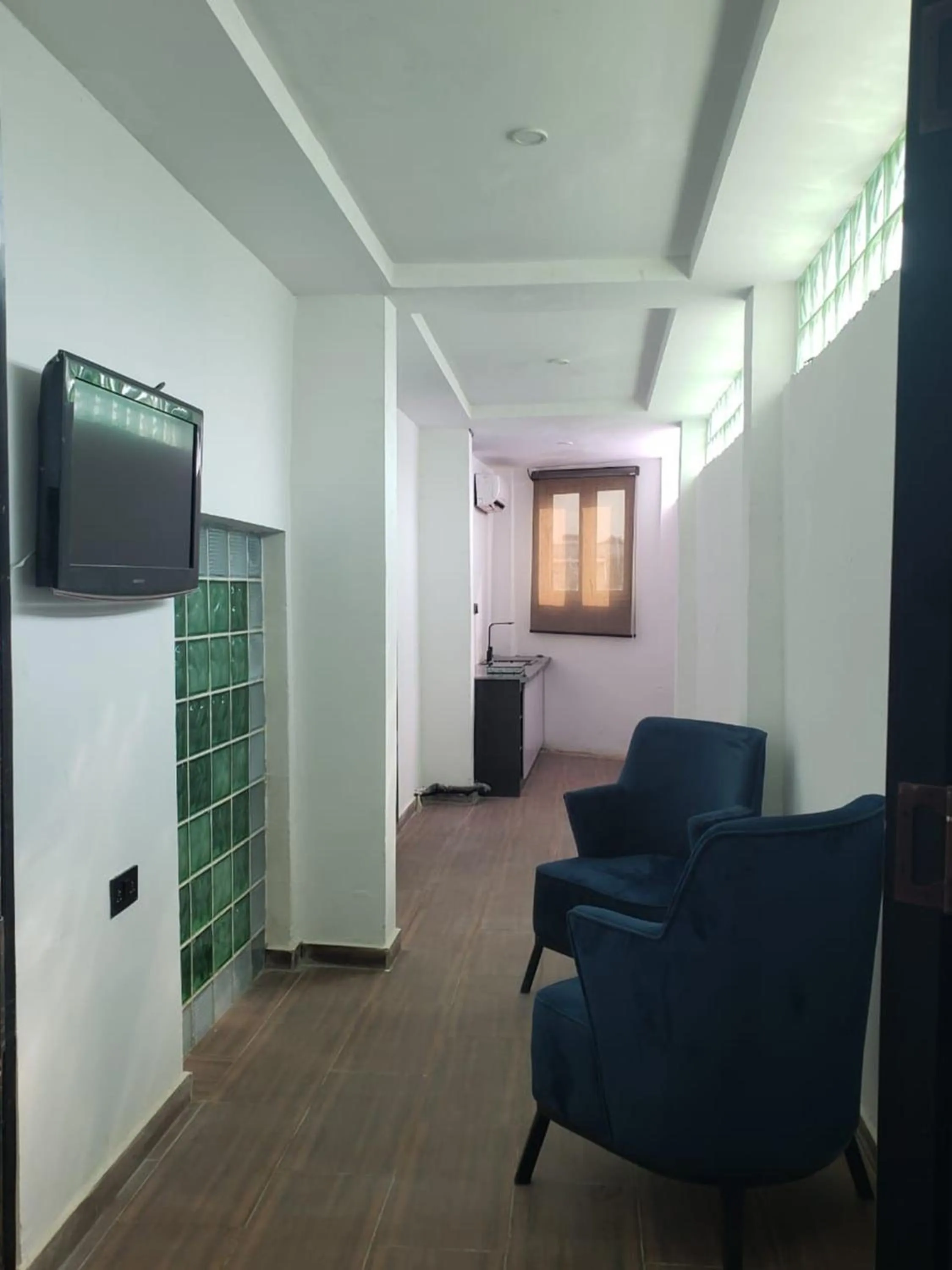 Seating area in Water Ripples Hotel Lekki