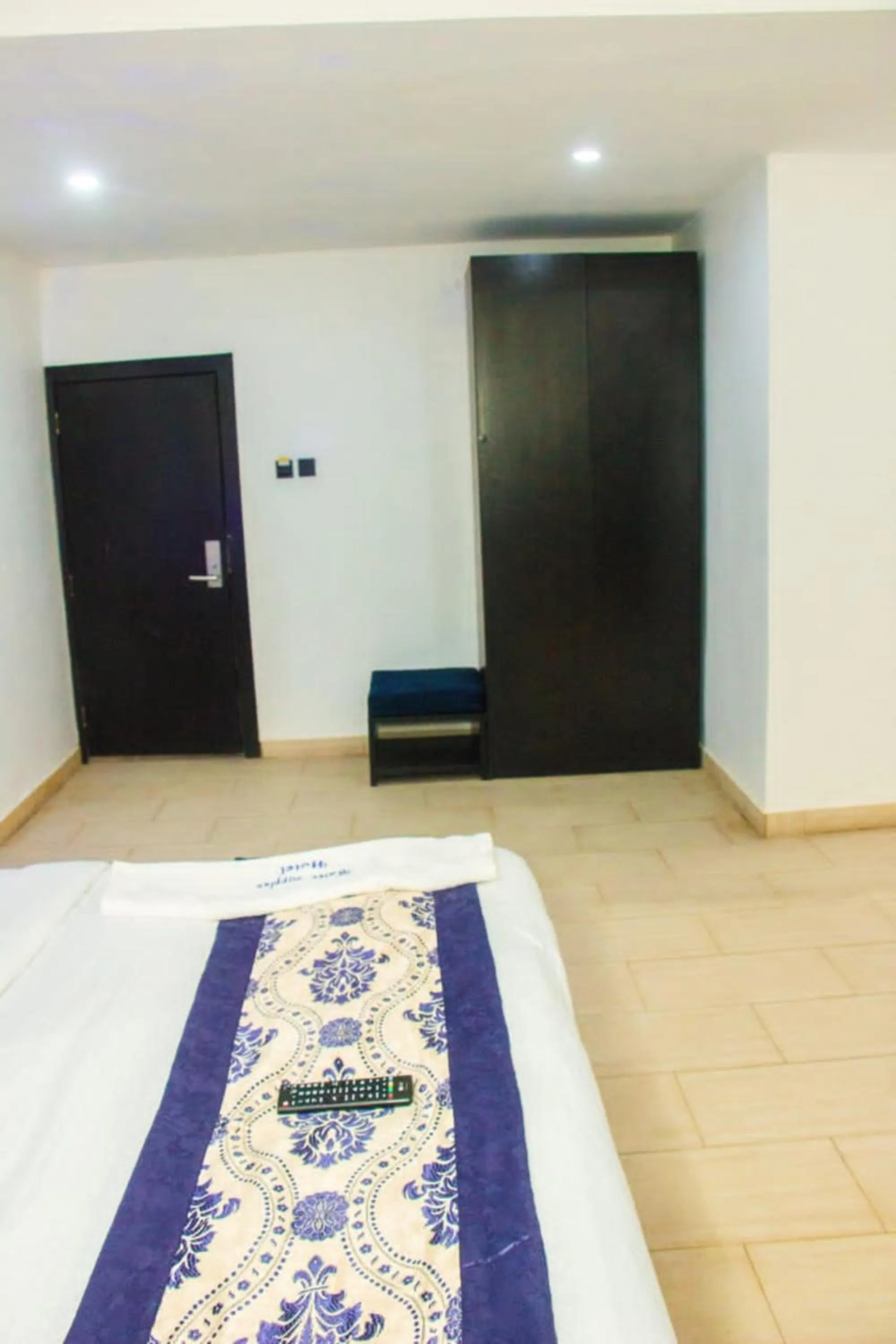 Bed in Water Ripples Hotel Lekki