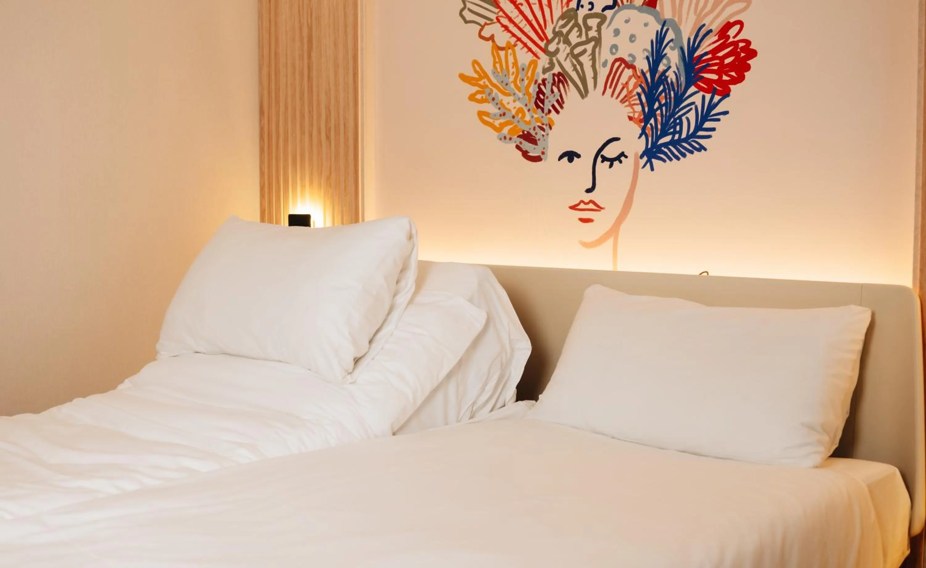 Bed in Hotel De Zeeuwse Stromen