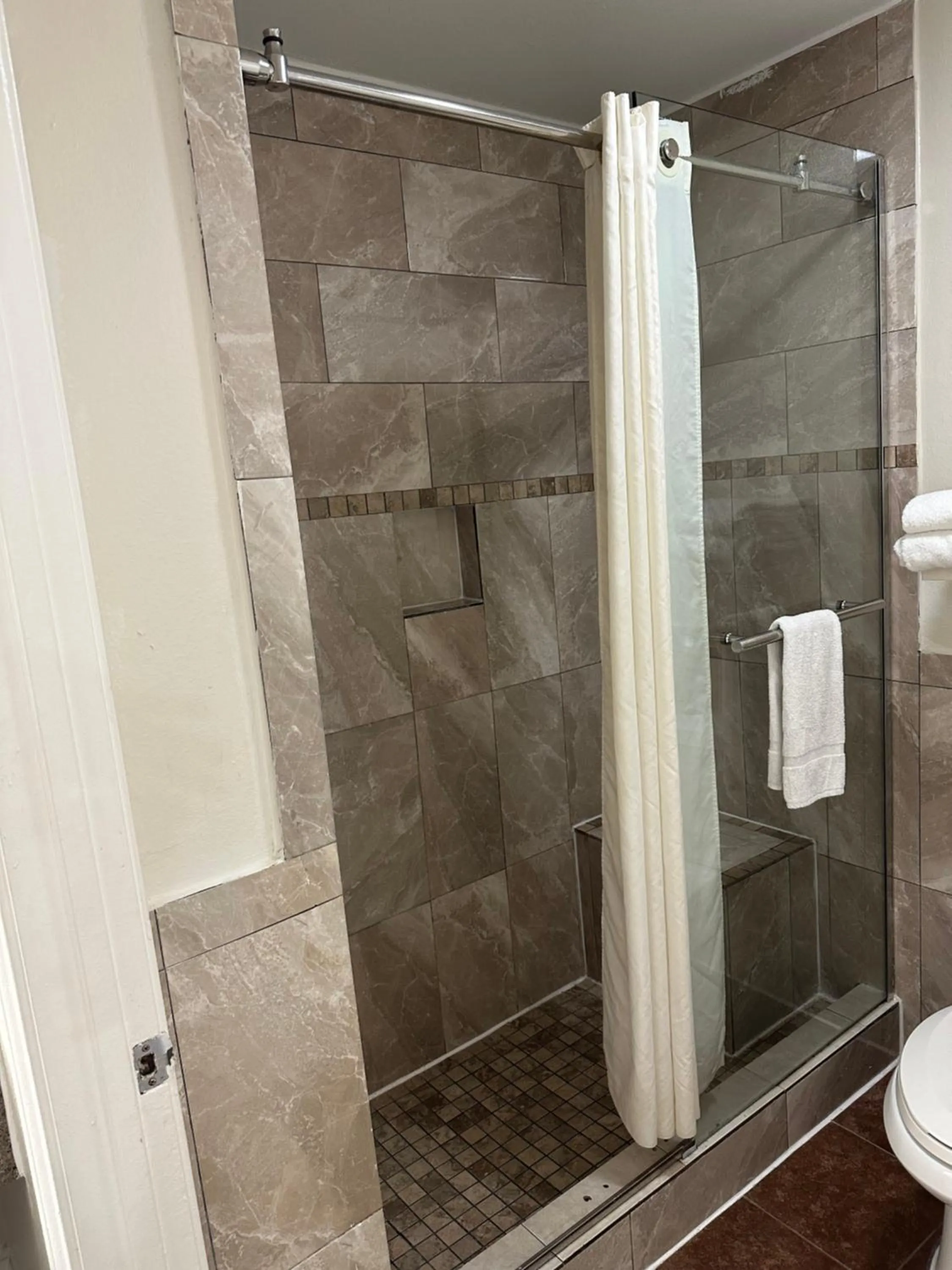 Shower in Palace Inn I-45 & Bellfort