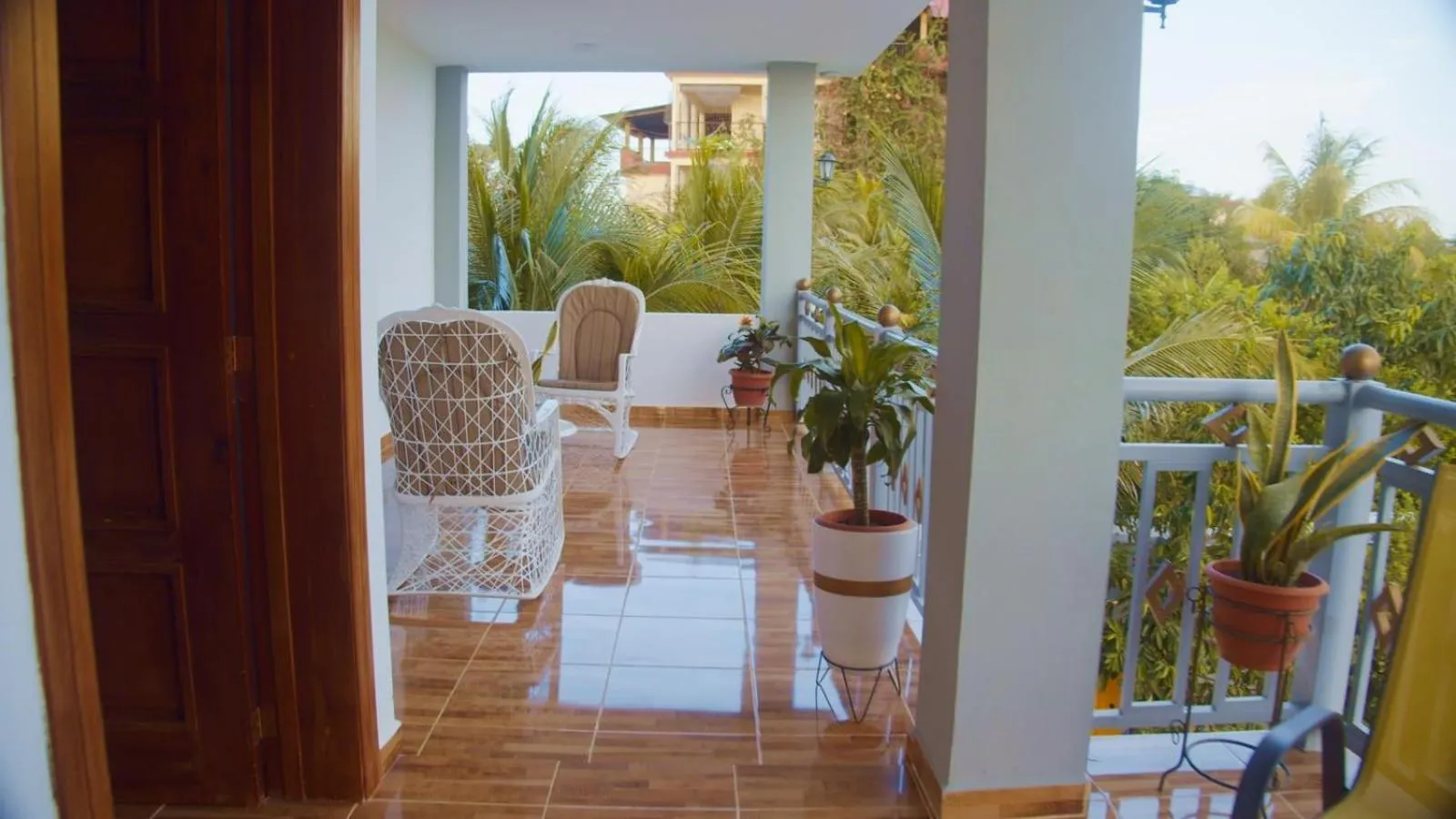 Patio in Aparta Hotel Esa Buya