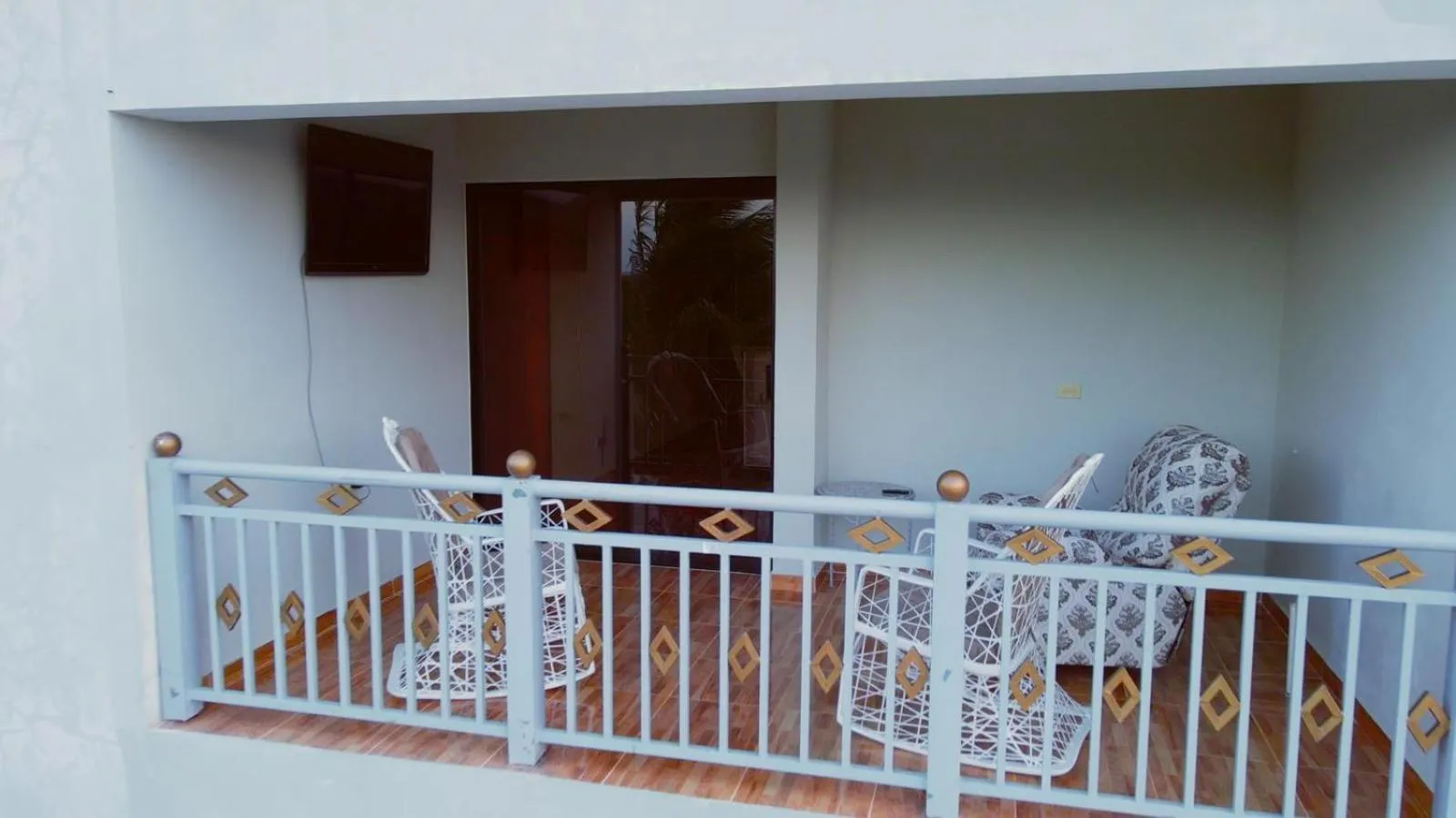 Balcony/Terrace in Aparta Hotel Esa Buya