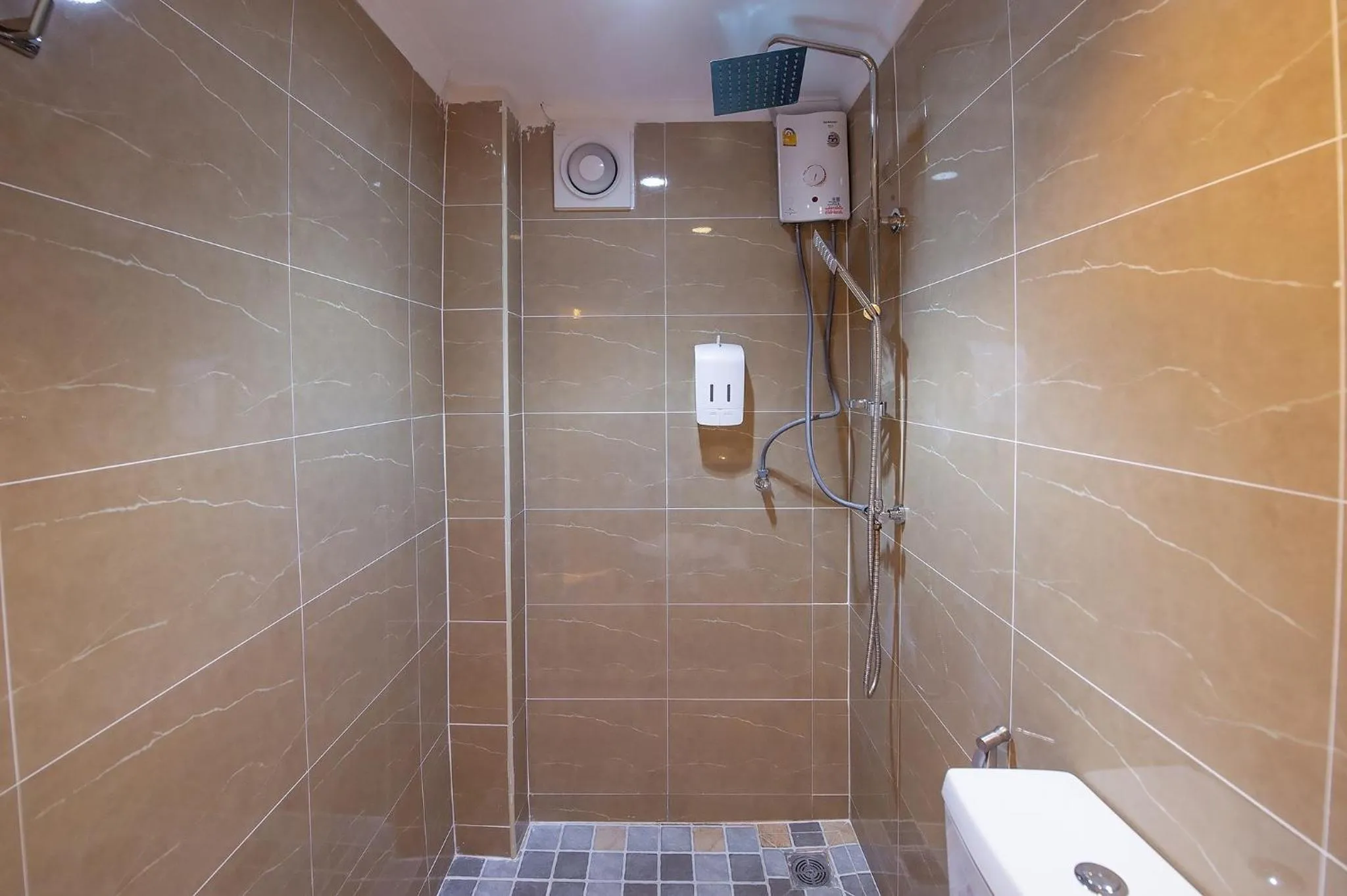 Shower in Thrive Hotel