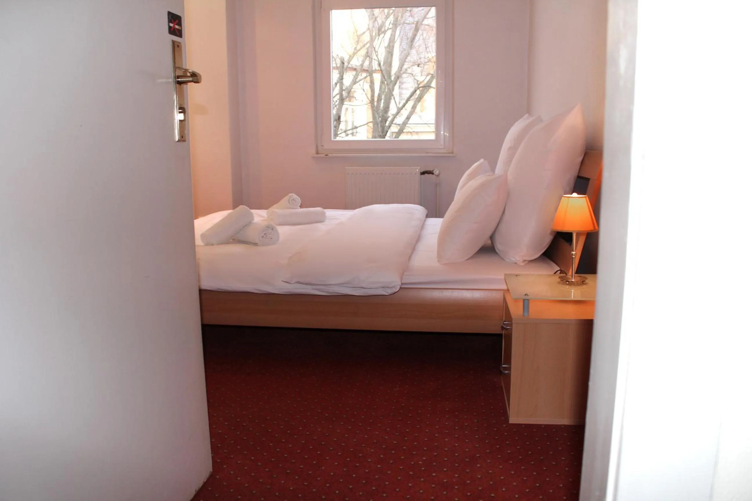 Bed in Hotel Mozart Bonn