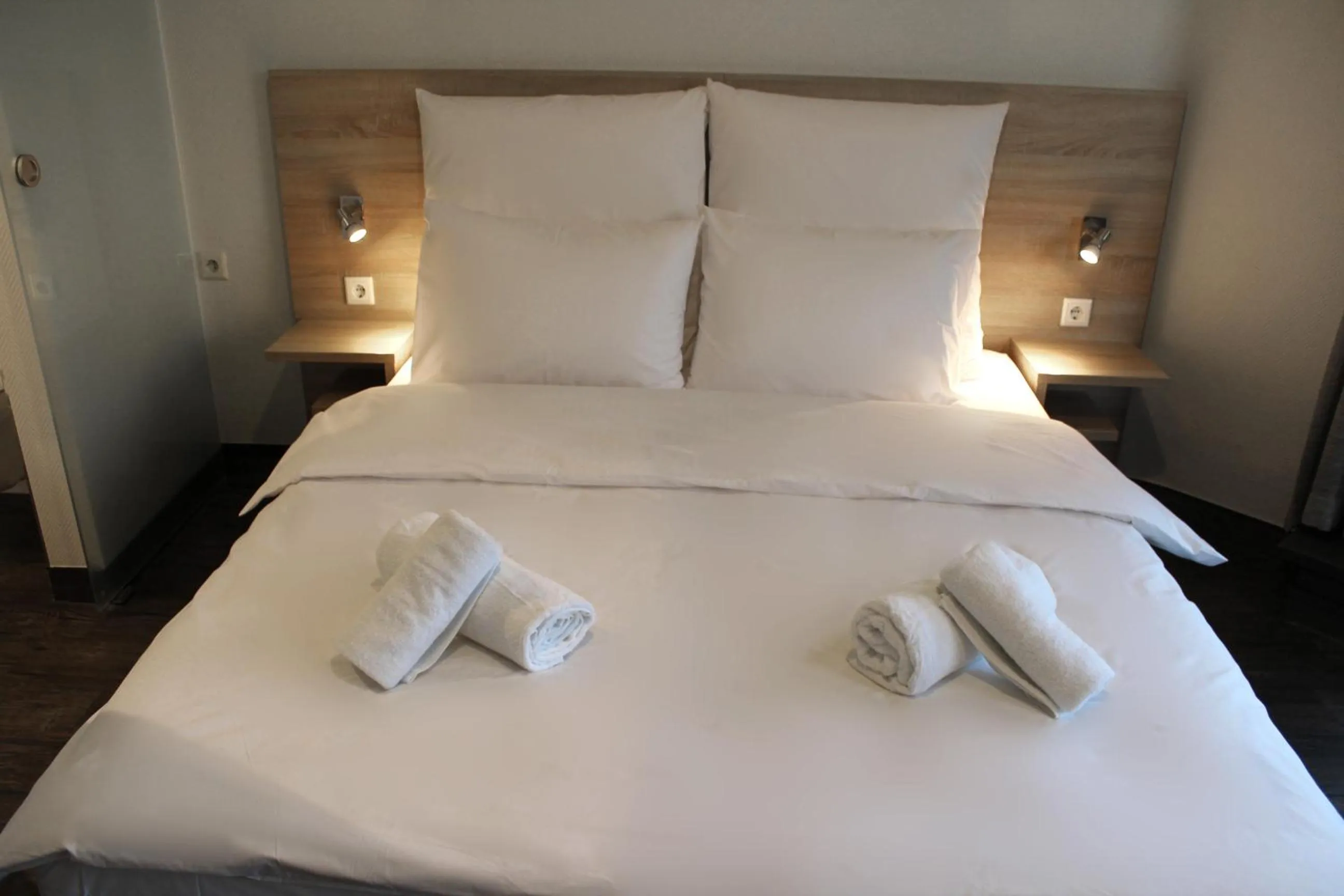 Bed in Hotel Mozart Bonn