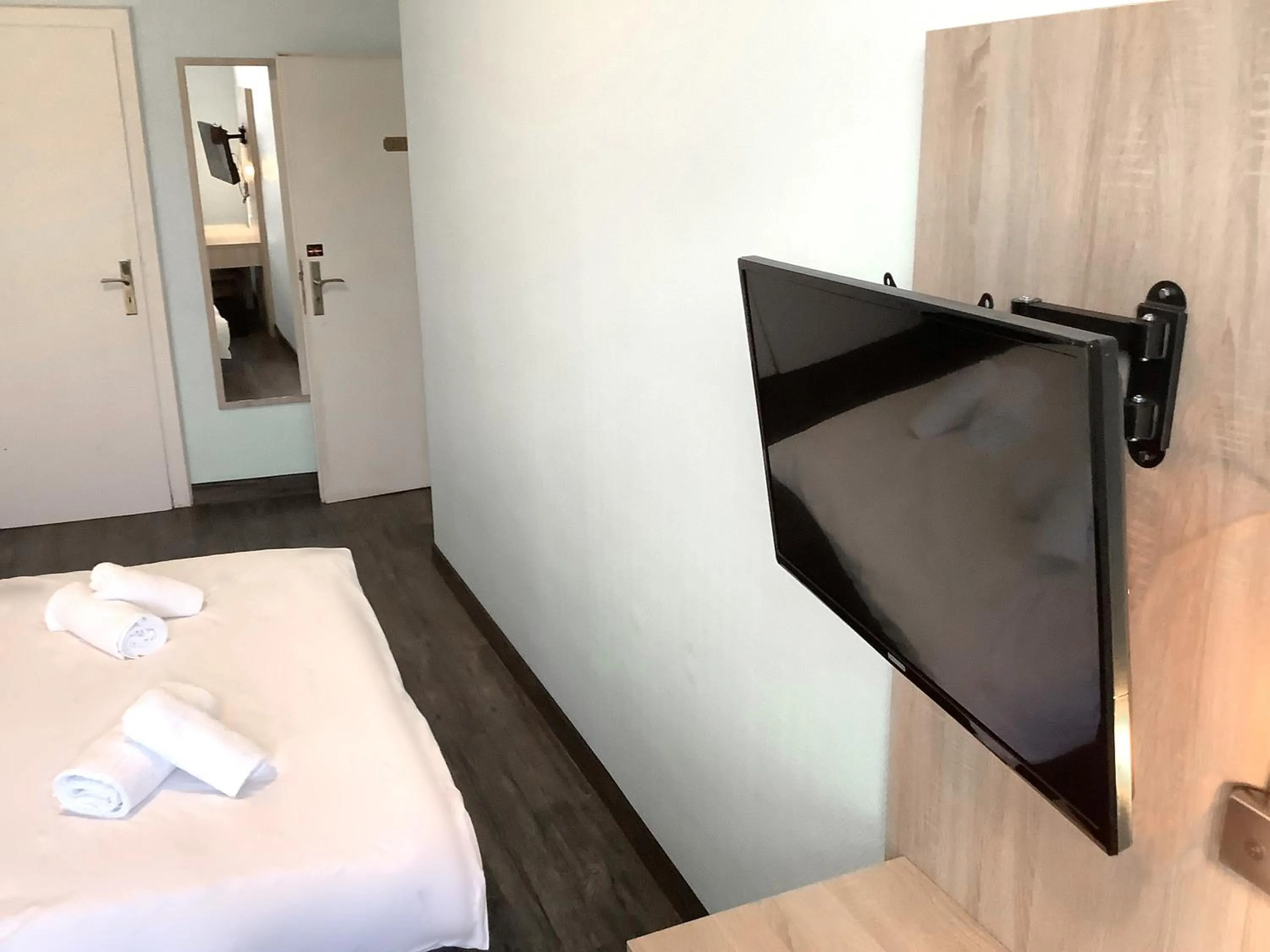 Bed in Hotel Mozart Bonn